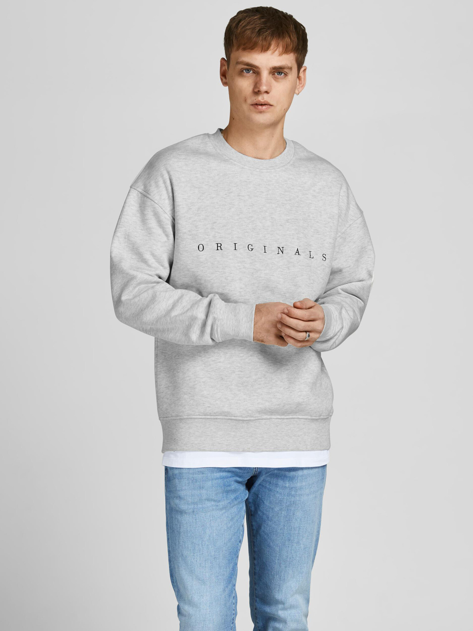 Jack & Jones Copenhagen Mikina Šedá - Pepit.cz