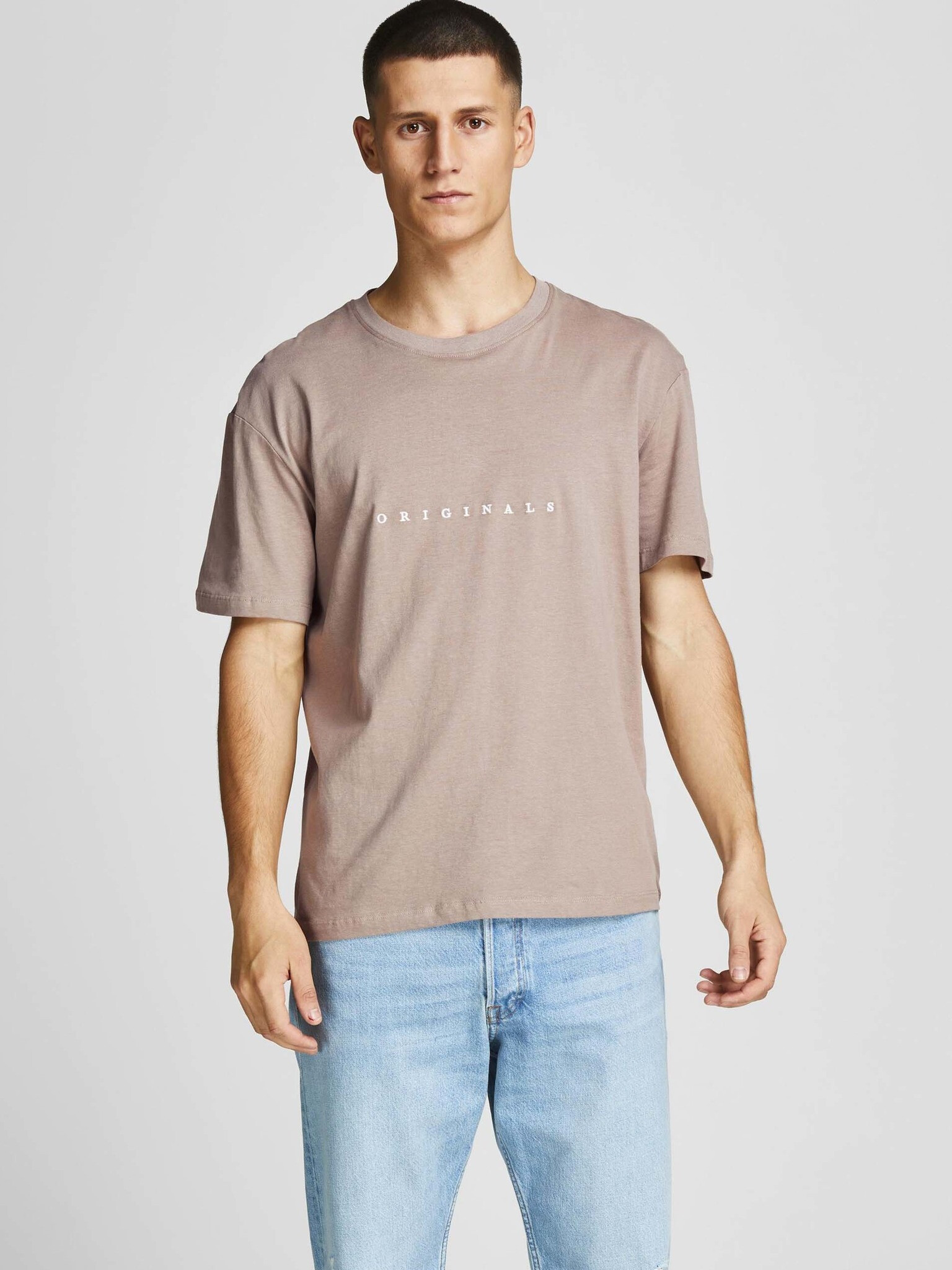 Jack & Jones Copenhagen Triko Hnědá - Pepit.cz