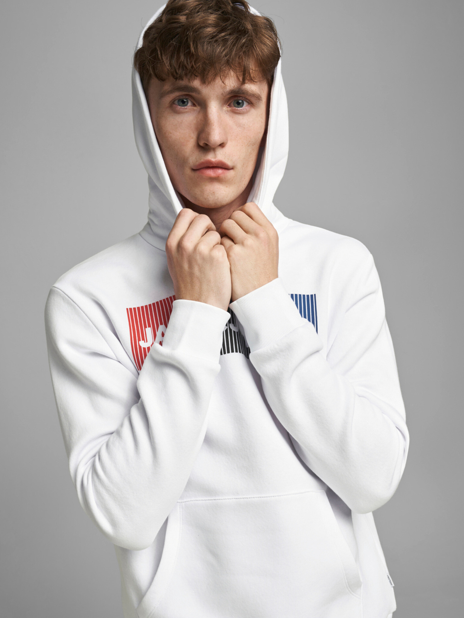 Jack & Jones Corp Mikina Bílá - Pepit.cz