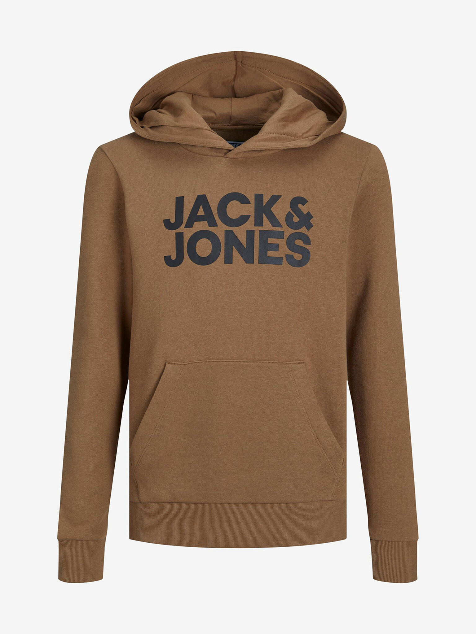 Jack & Jones Corp Mikina dětská Hnědá - Pepit.cz