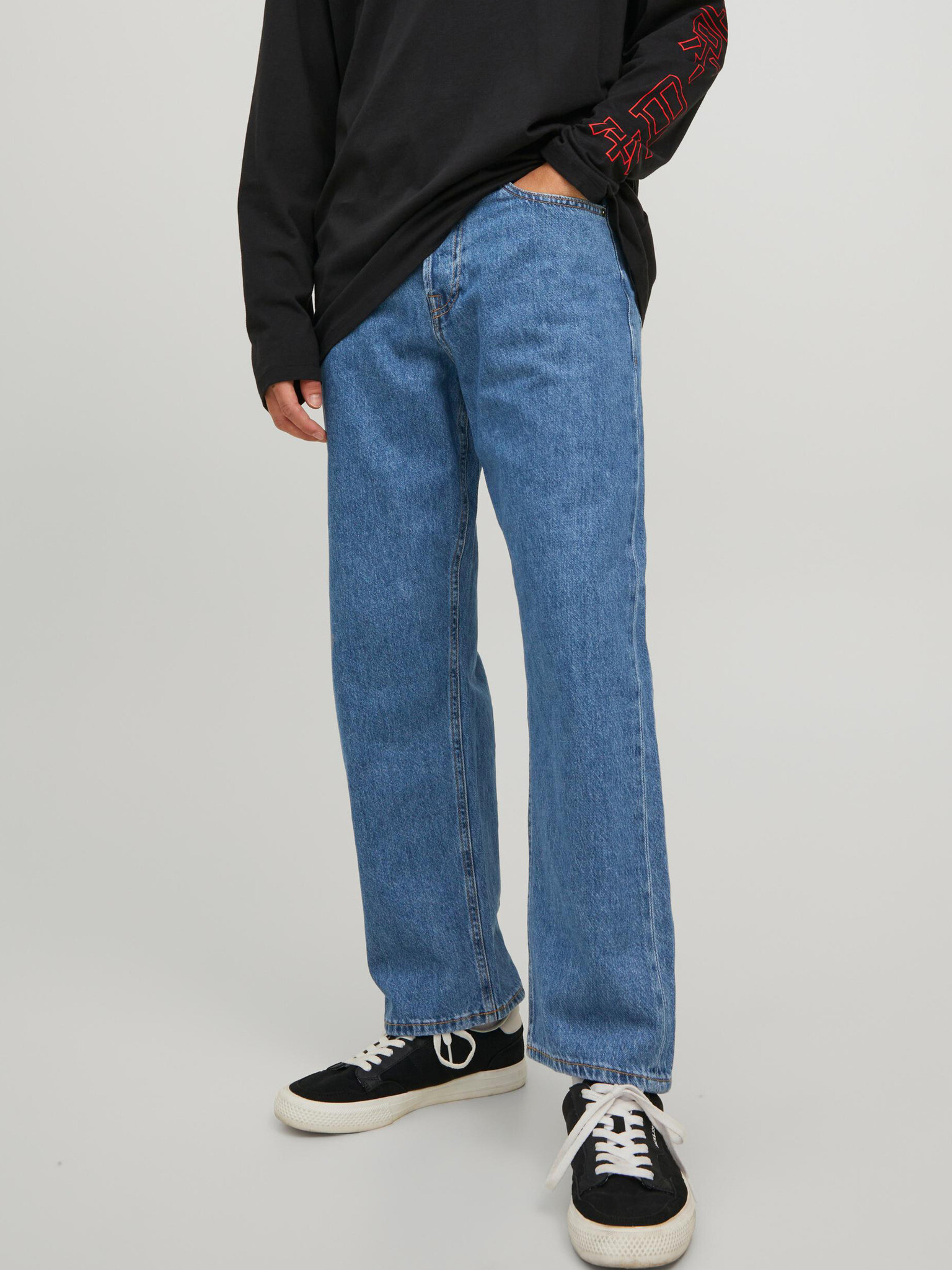 Jack & Jones Eddie Jeans Modrá - Pepit.cz