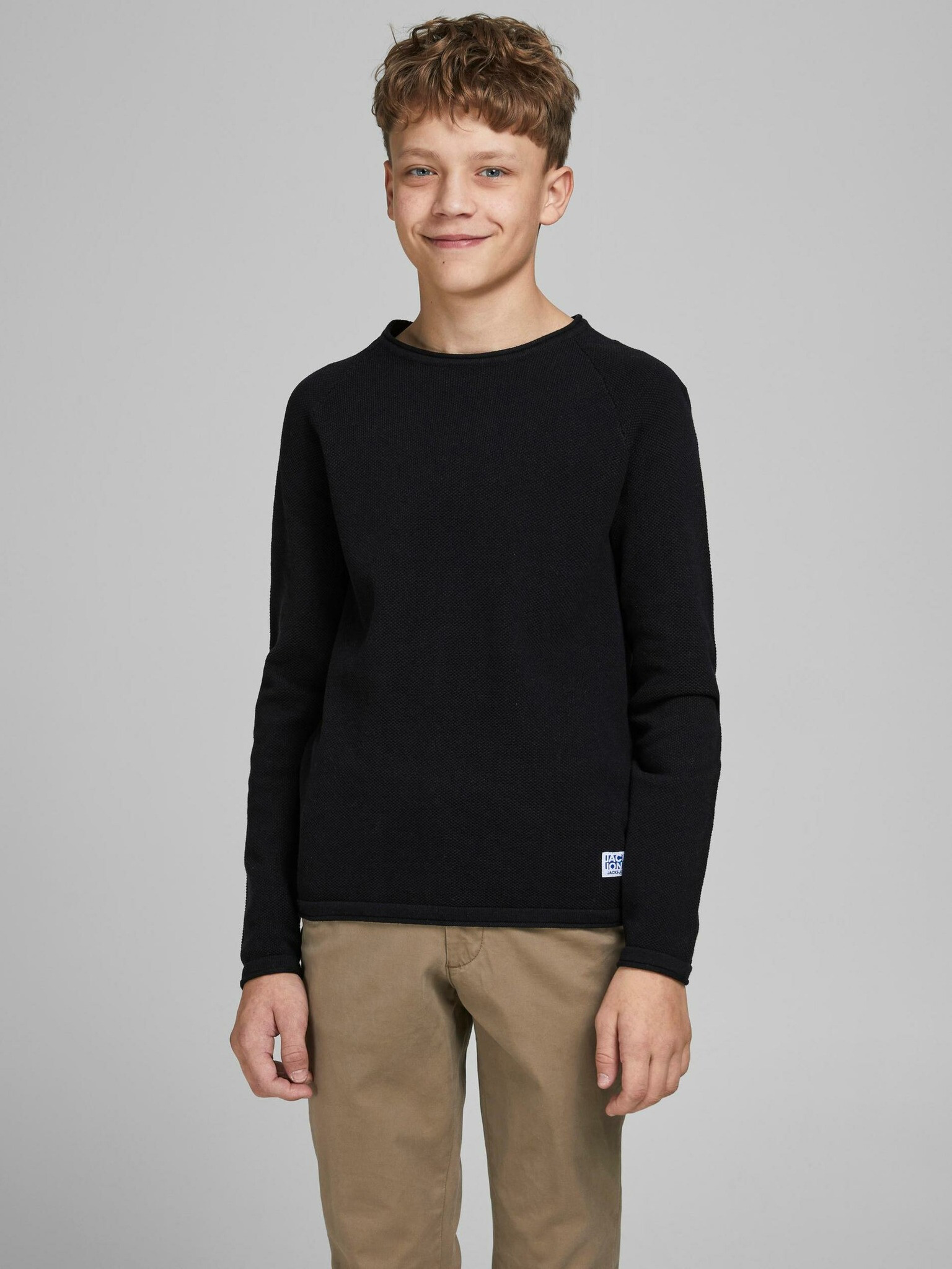 Jack & Jones Ehill Svetr dětský Černá - Pepit.cz