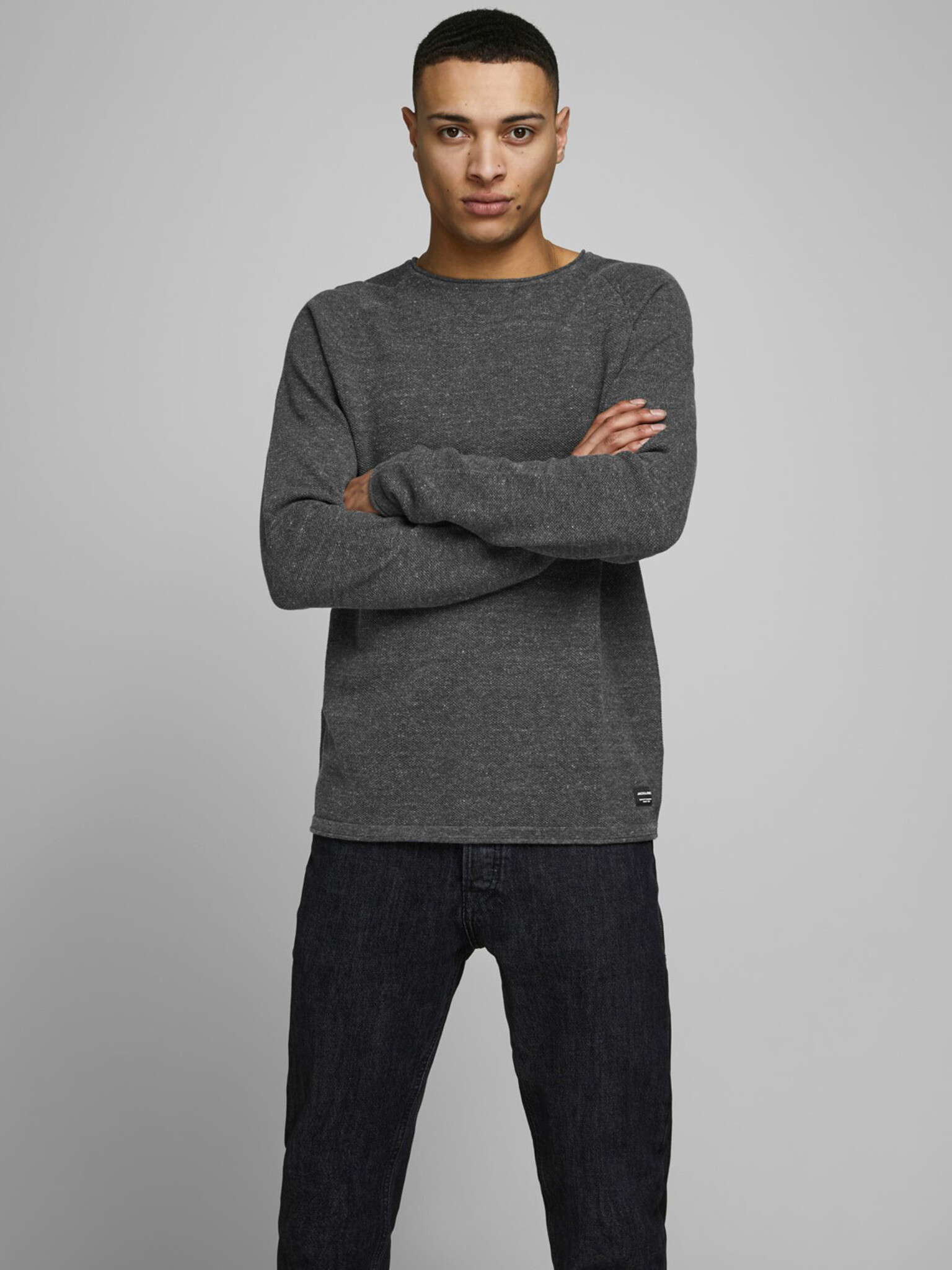 Jack & Jones Ehill Svetr Šedá - Pepit.cz