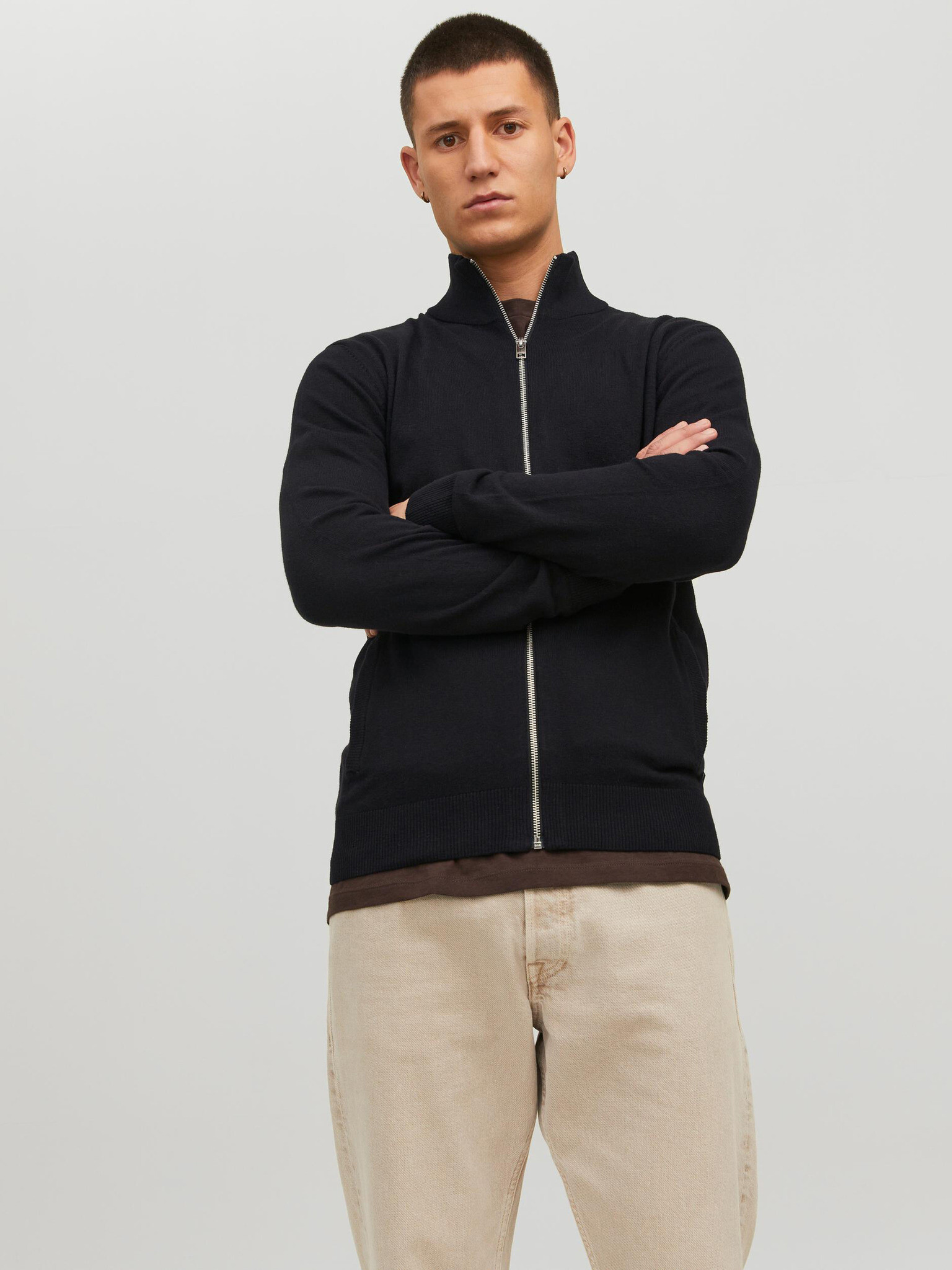 Jack & Jones Emil Svetr Černá - Pepit.cz