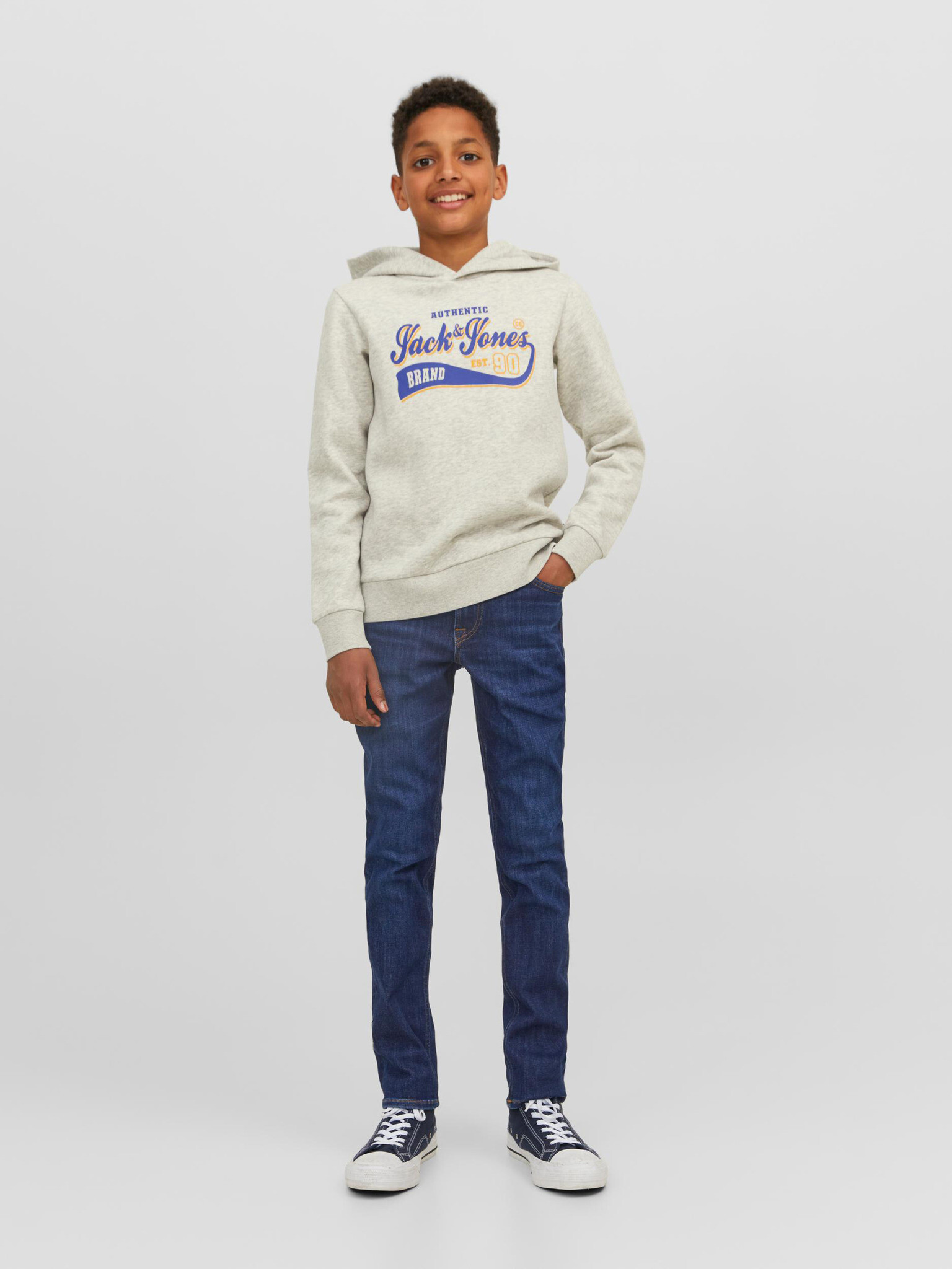 Jack & Jones Glenn Jeans dětské Modrá - Pepit.cz