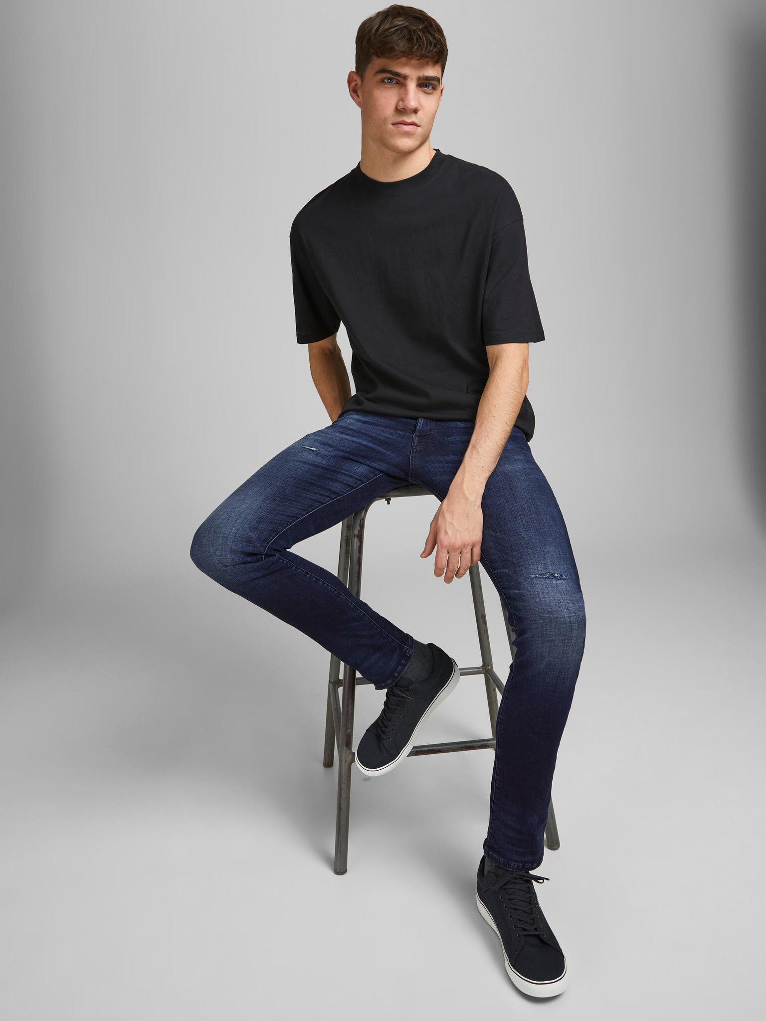 Jack & Jones Glenn Jeans Modrá - Pepit.cz