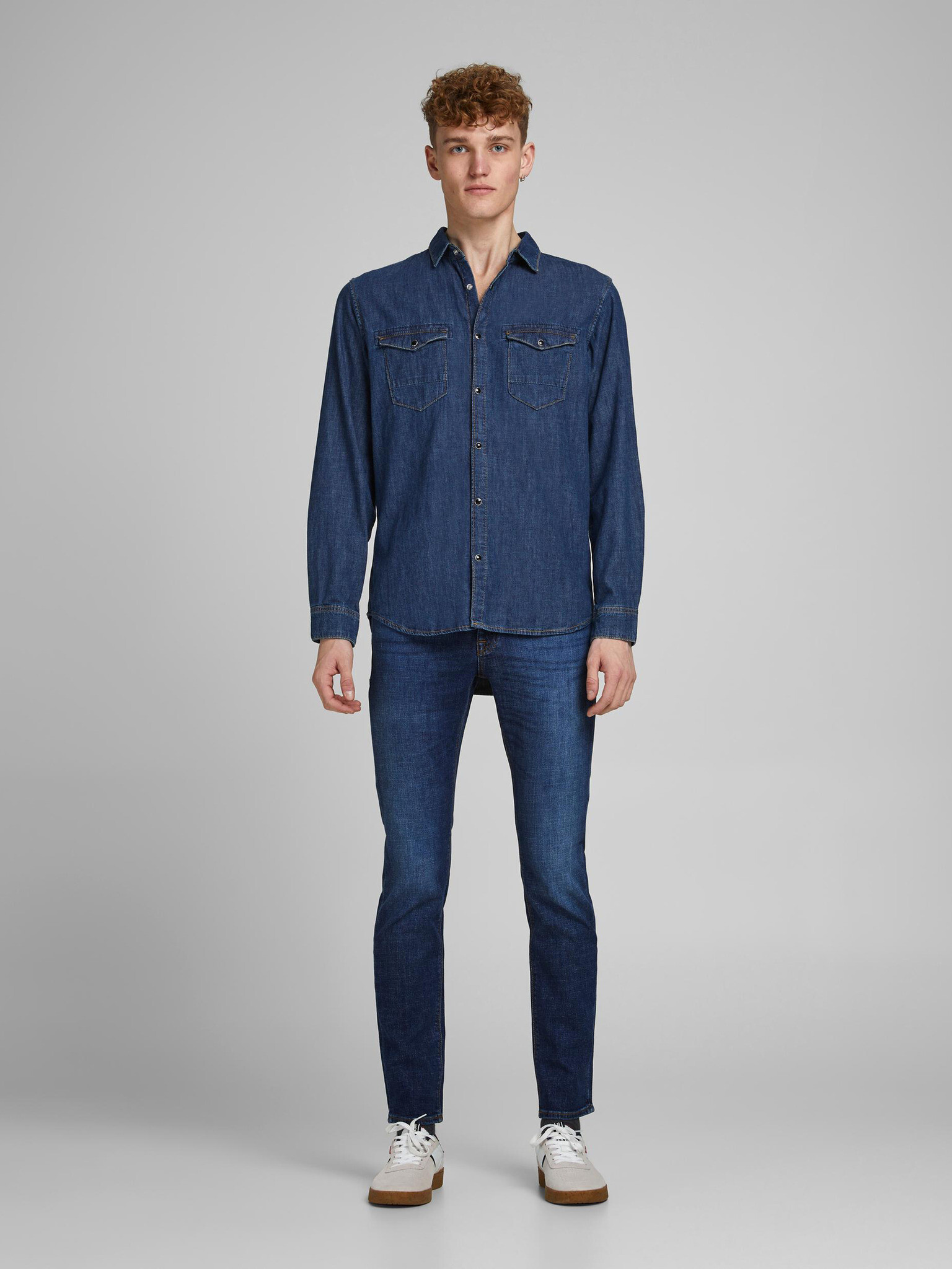 Jack & Jones Glenn Jeans Modrá - Pepit.cz