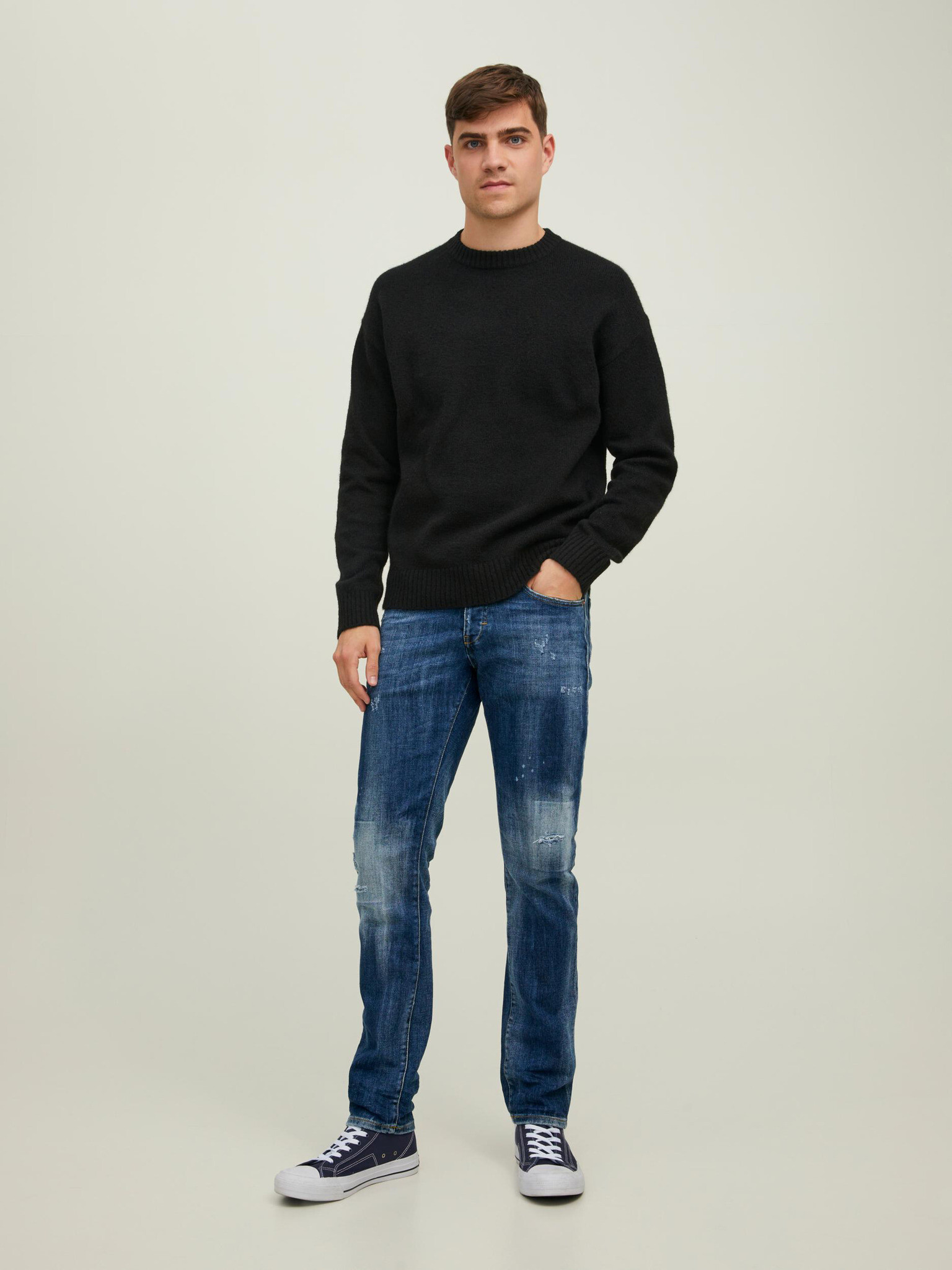 Jack & Jones Glenn Jeans Modrá - Pepit.cz