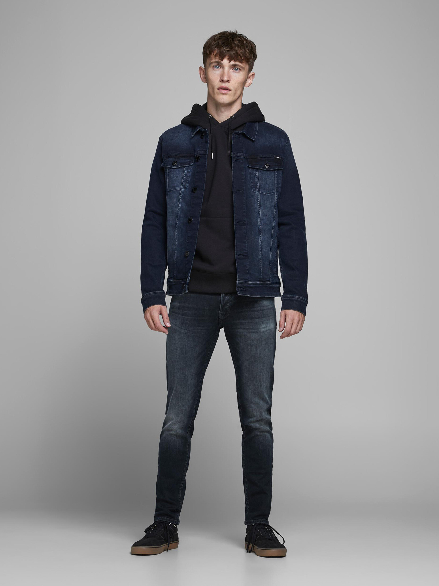 Jack & Jones Glenn Jeans Modrá - Pepit.cz