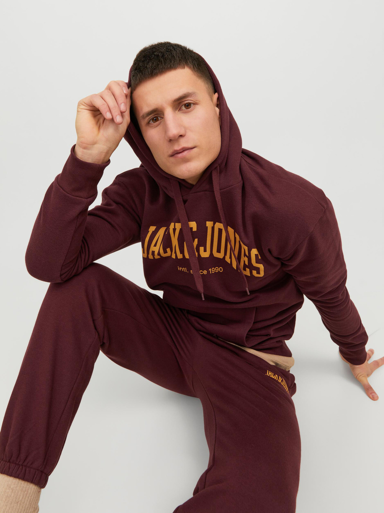 Jack & Jones Josh Mikina Červená - Pepit.cz