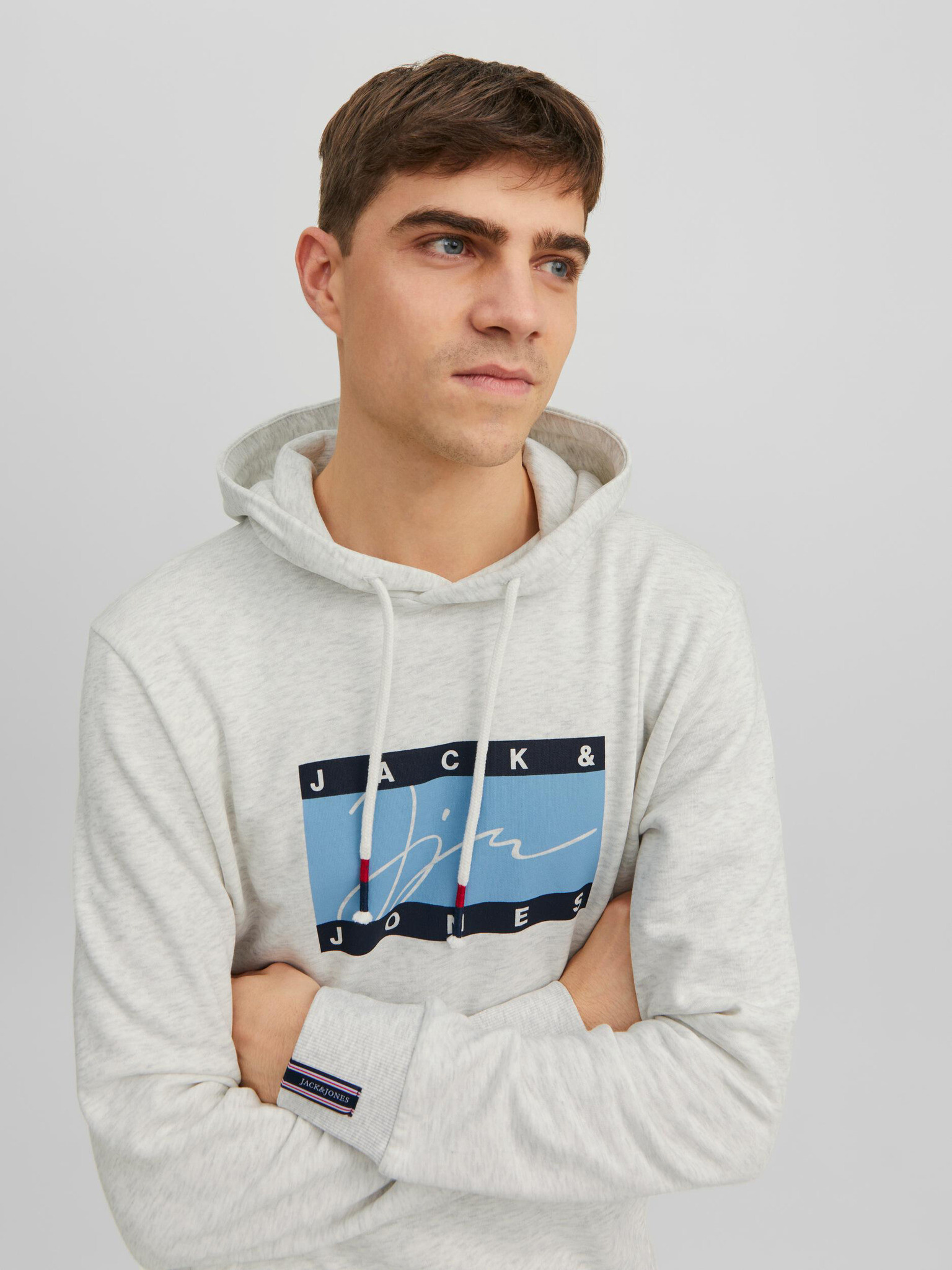 Jack & Jones Josh Mikina Šedá - Pepit.cz