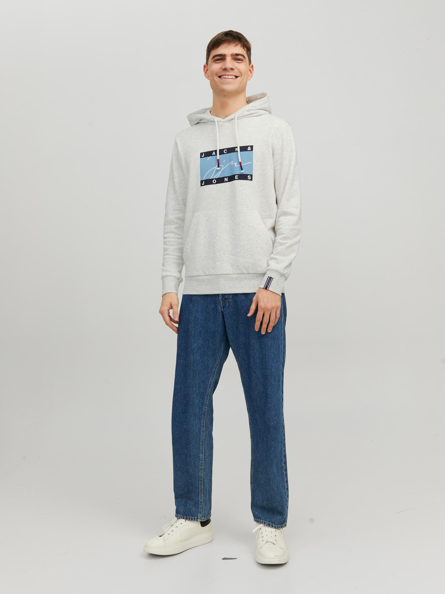 Jack & Jones Josh Mikina Šedá - Pepit.cz