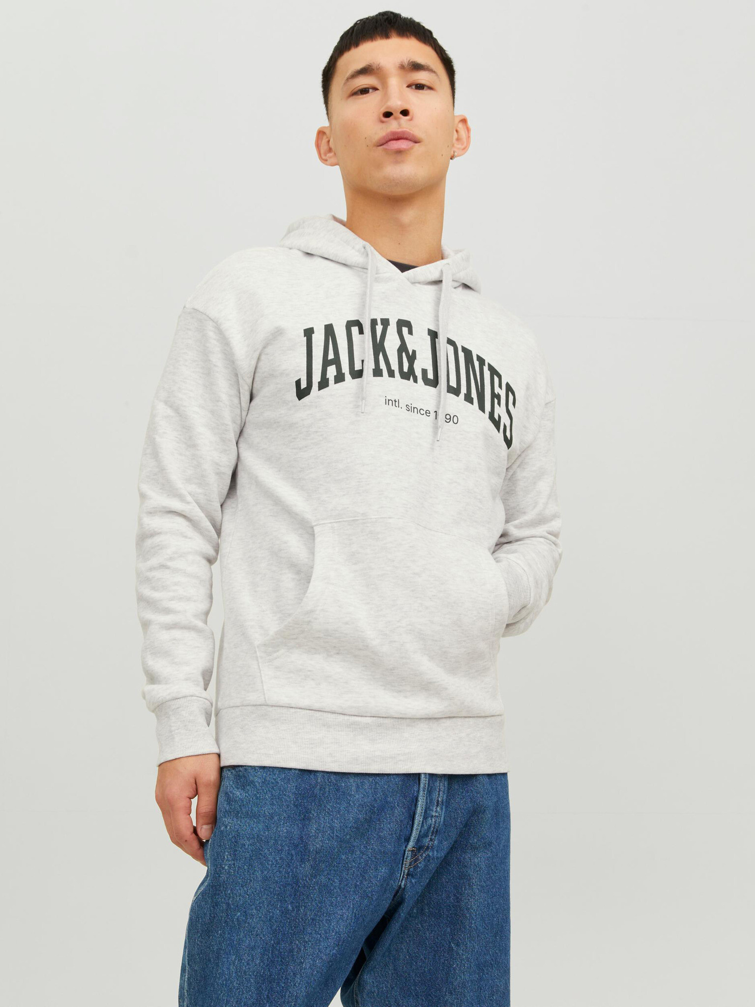 Jack & Jones Josh Mikina Šedá - Pepit.cz