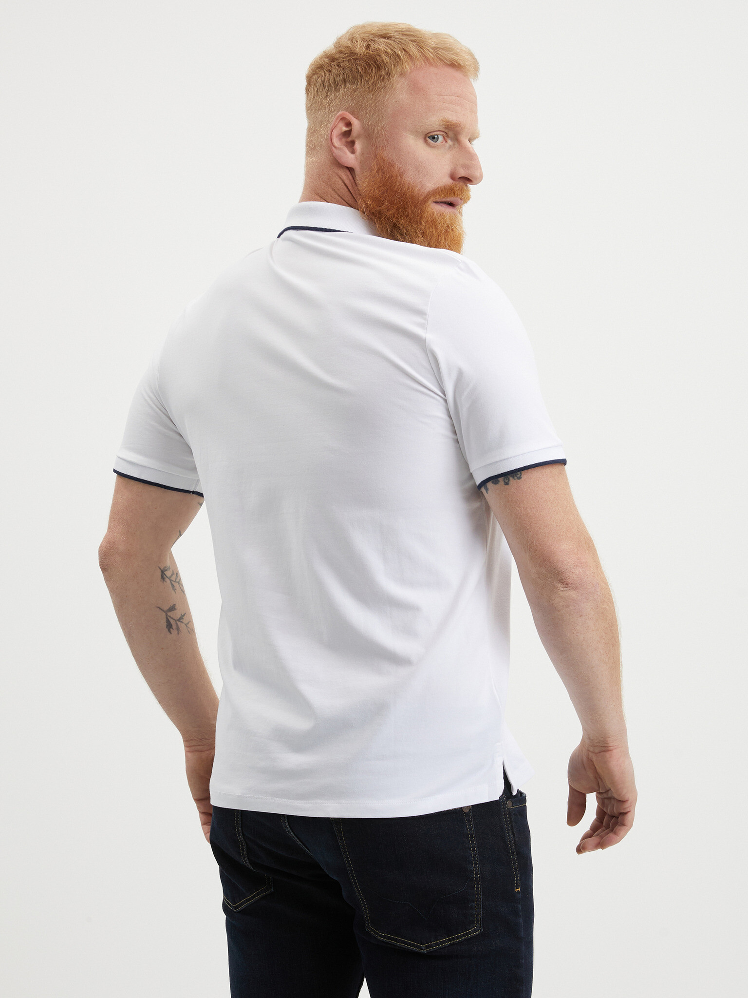 Jack & Jones Joshua Polo triko Bílá - Pepit.cz