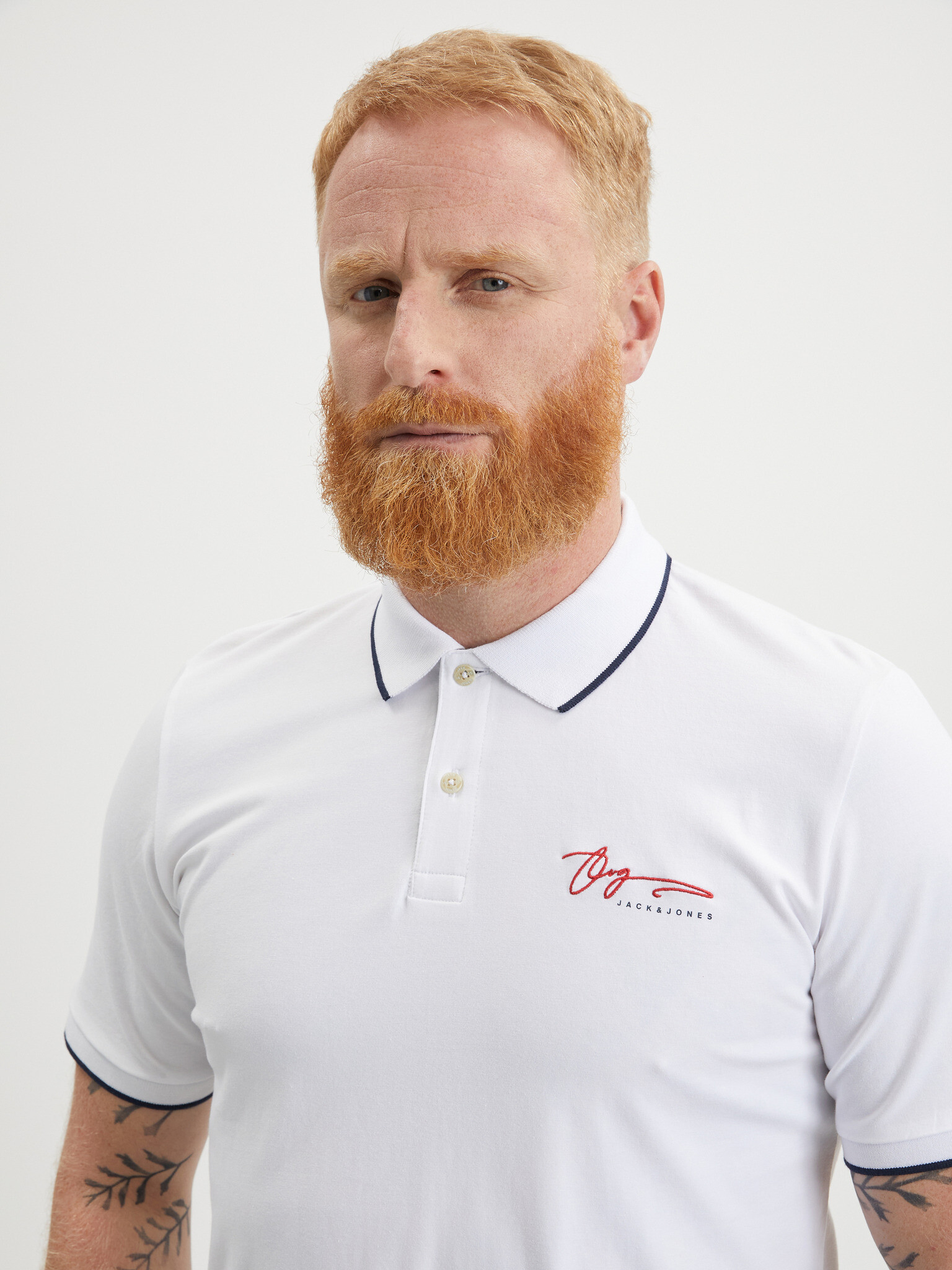 Jack & Jones Joshua Polo triko Bílá - Pepit.cz