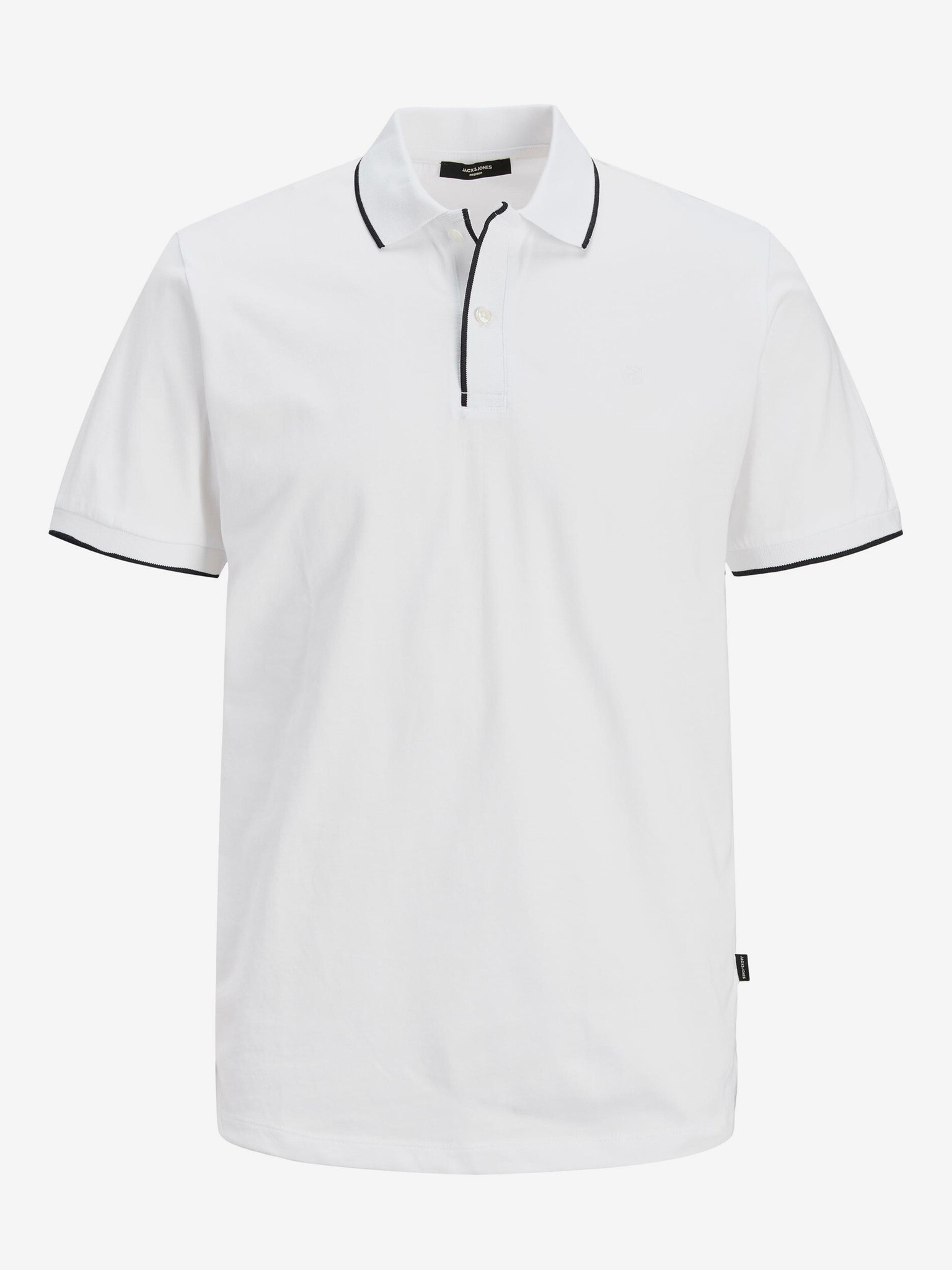 Jack & Jones La Porter Polo triko Bílá - Pepit.cz