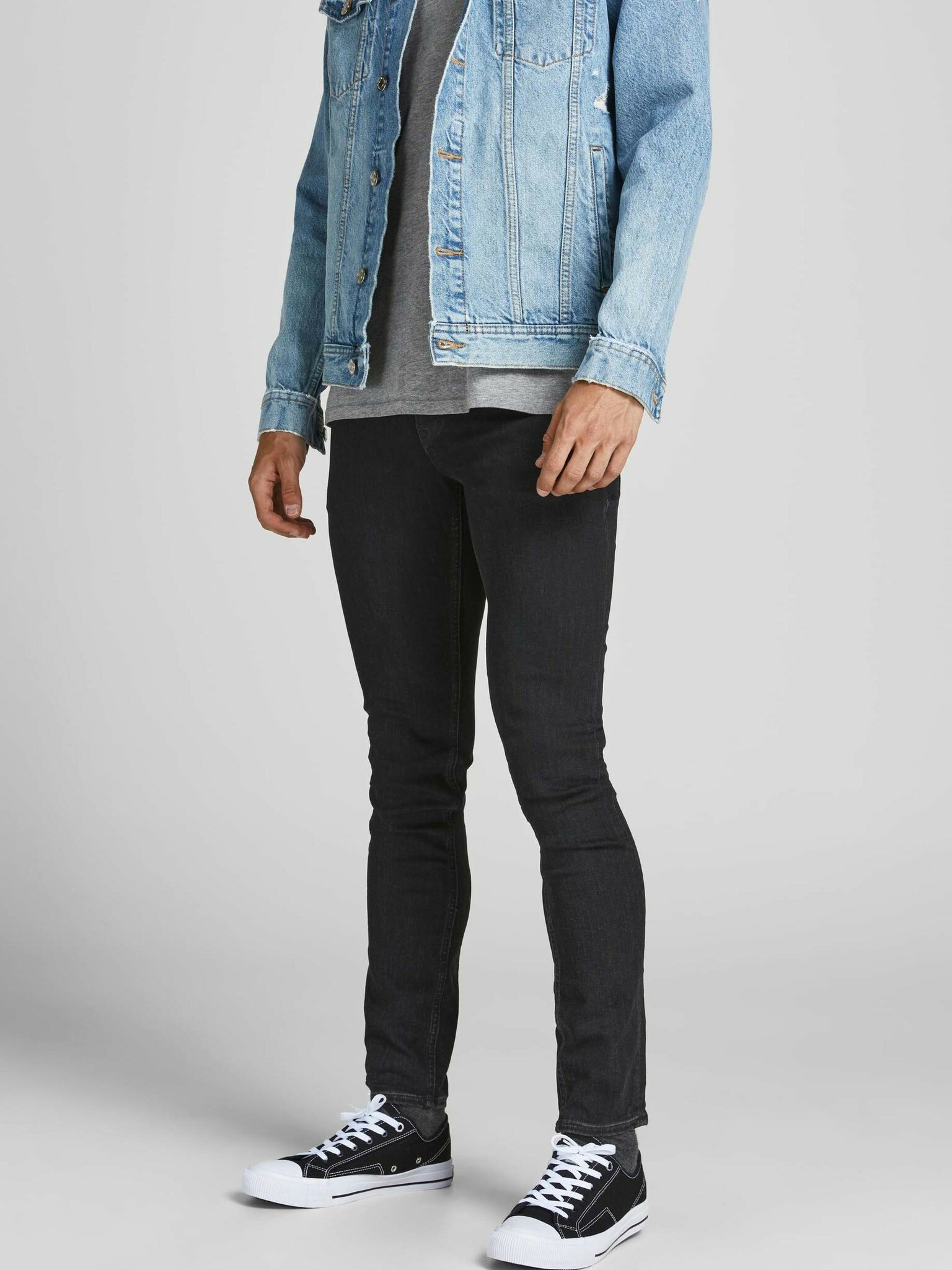 Jack & Jones Liam Jeans Černá - Pepit.cz