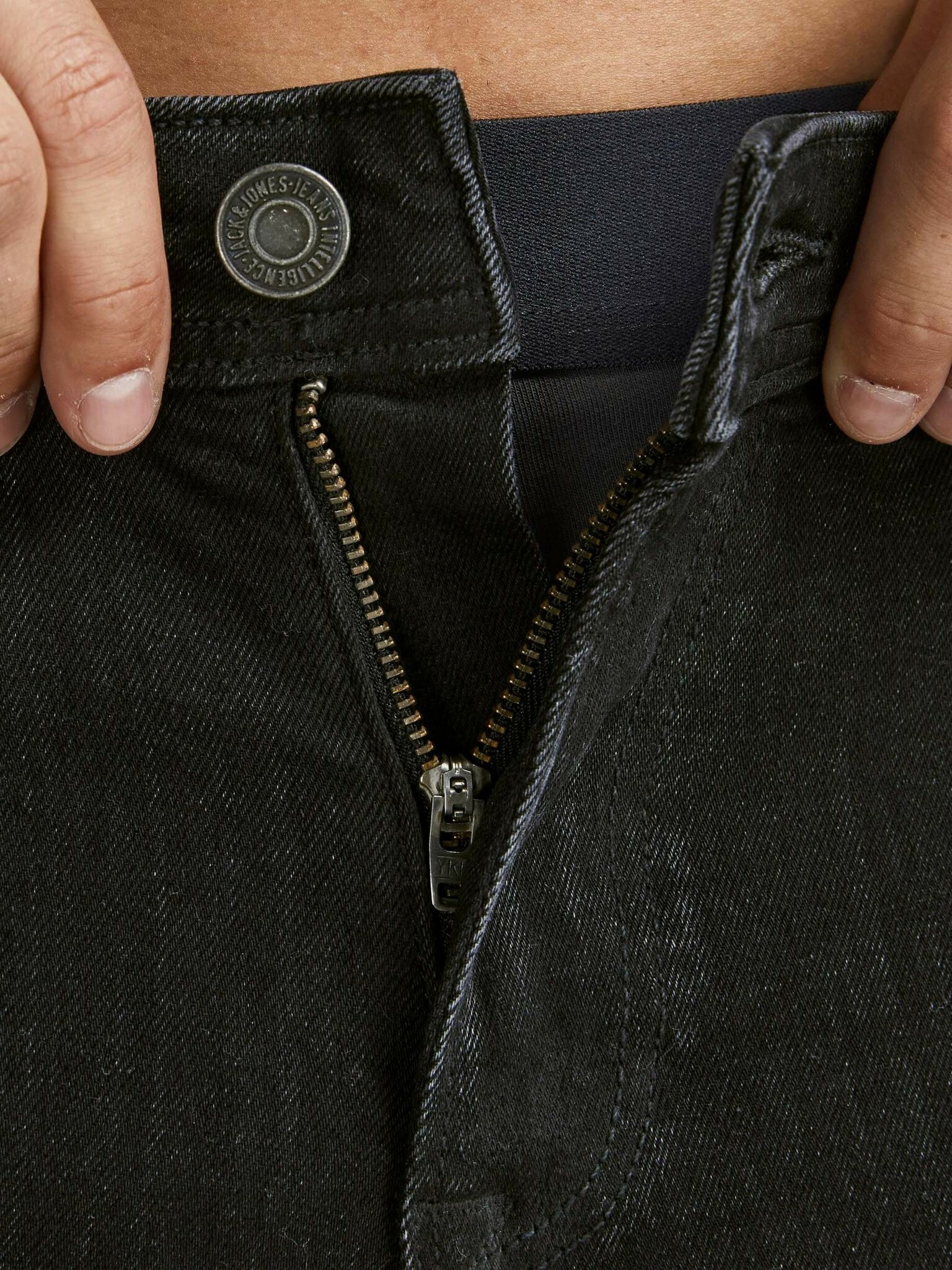 Jack & Jones Liam Jeans Černá - Pepit.cz