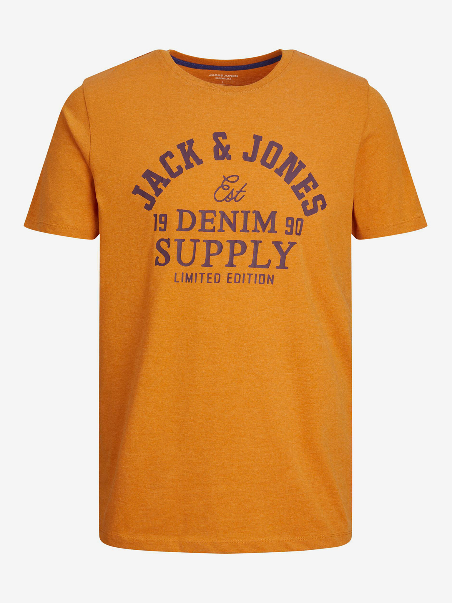 Jack & Jones Logo Triko Oranžová - Pepit.cz