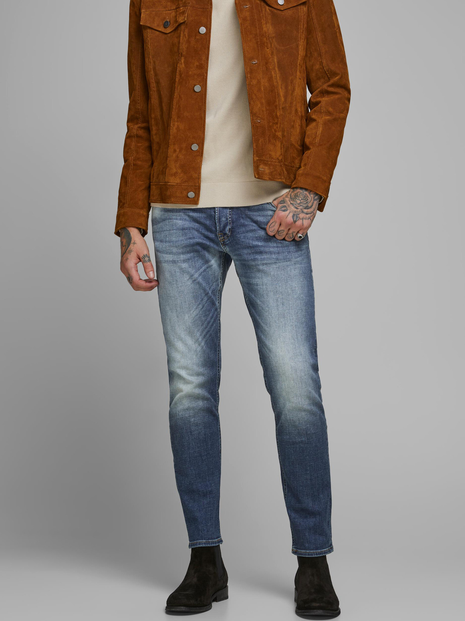 Jack & Jones Mike Jeans Modrá - Pepit.cz