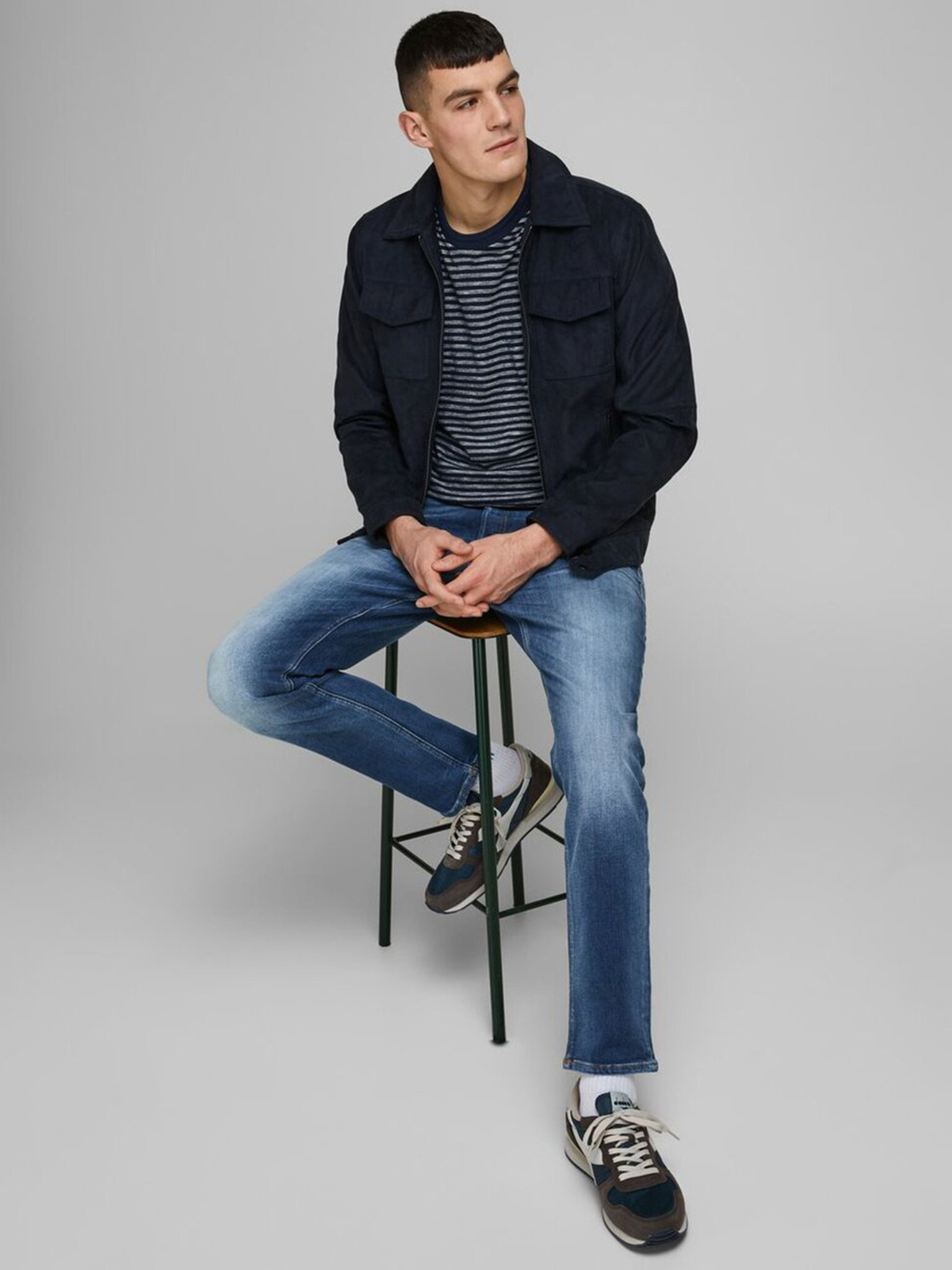 Jack & Jones Mike Jeans Modrá - Pepit.cz