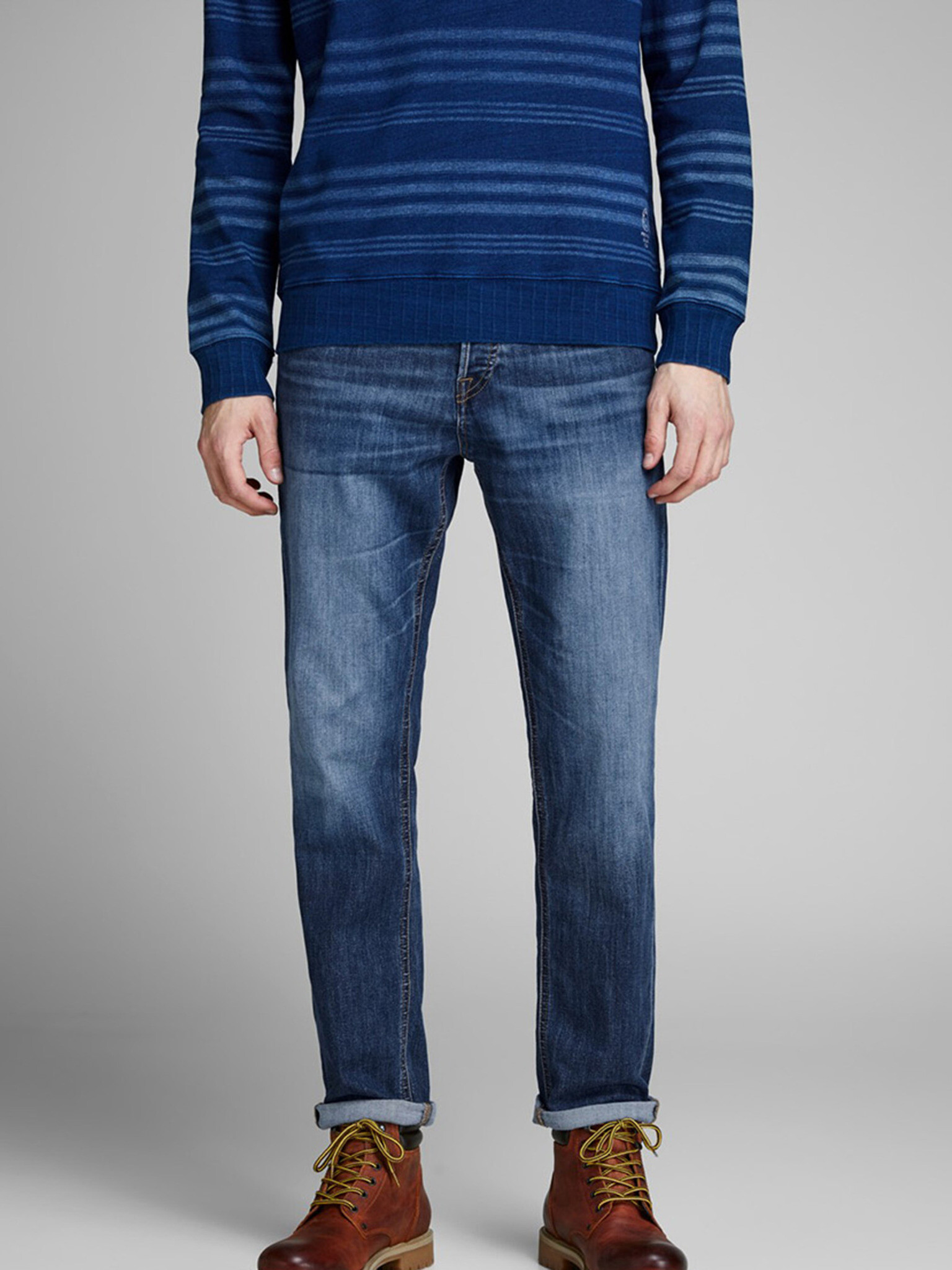 Jack & Jones Mike Jeans Modrá - Pepit.cz