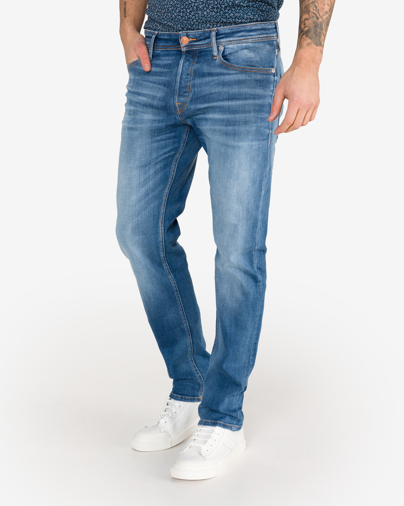 Jack & Jones Mike Jeans Modrá - Pepit.cz