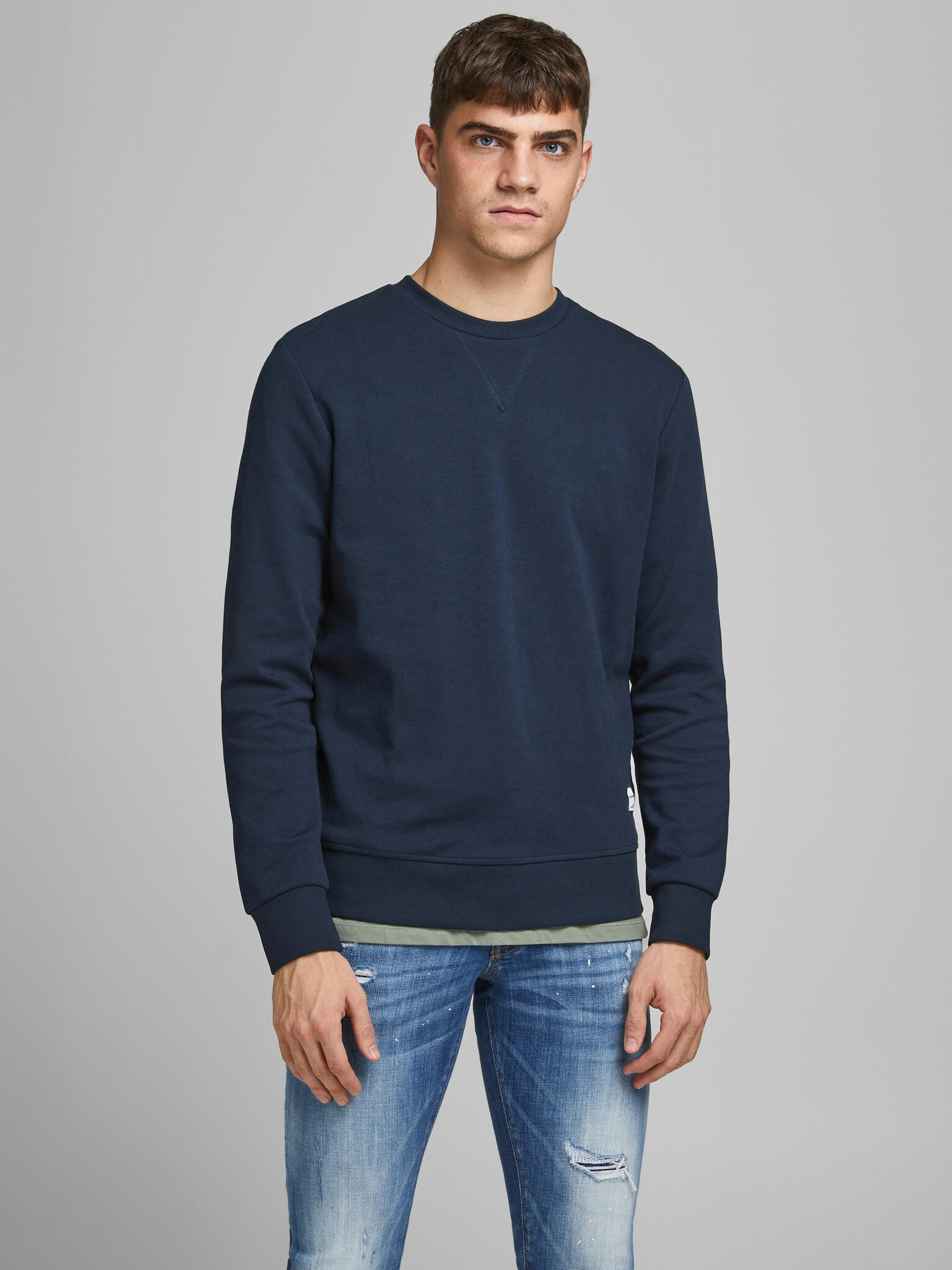 Jack & Jones Mikina Modrá - Pepit.cz