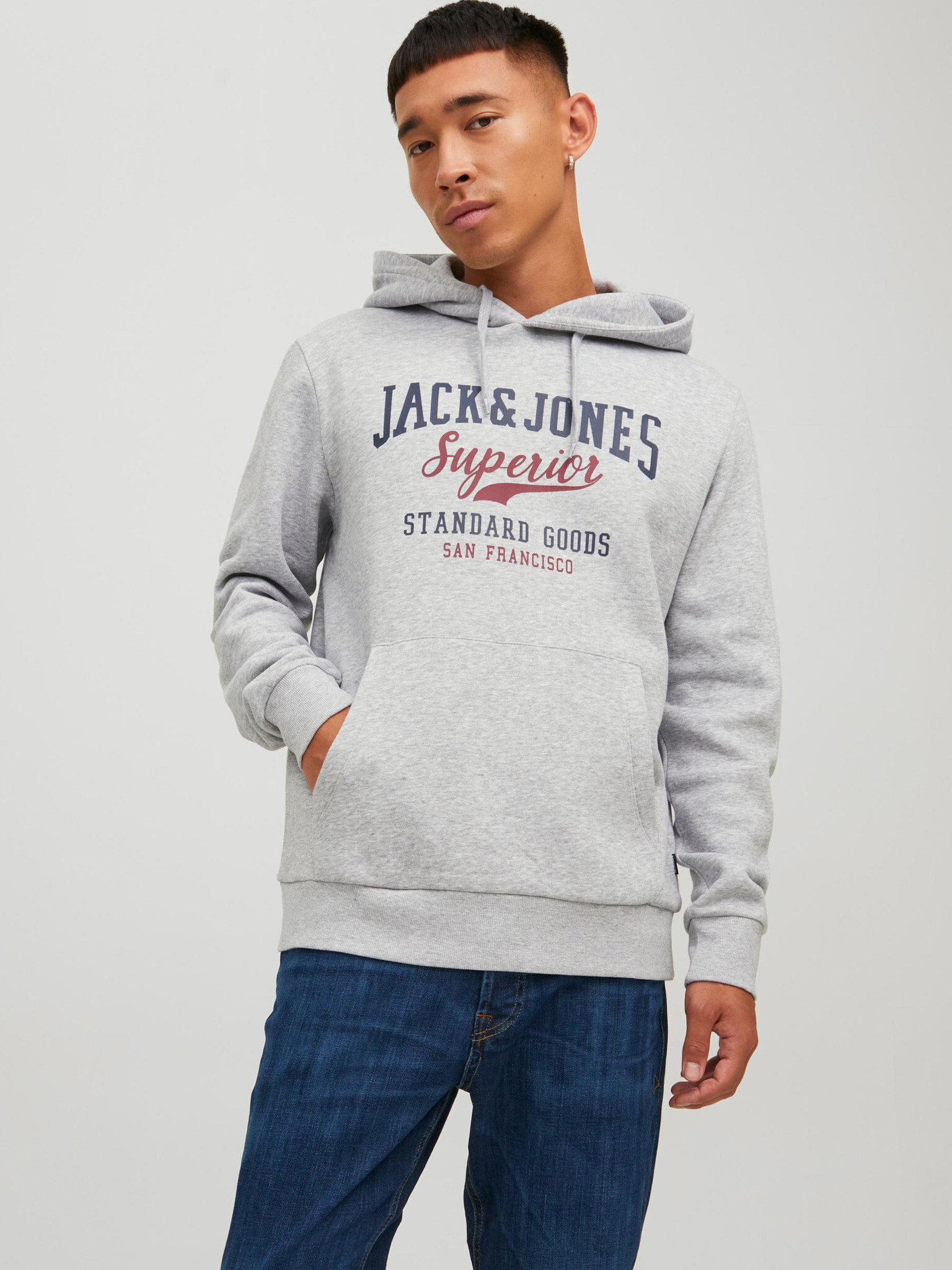 Jack & Jones Mikina Šedá - Pepit.cz