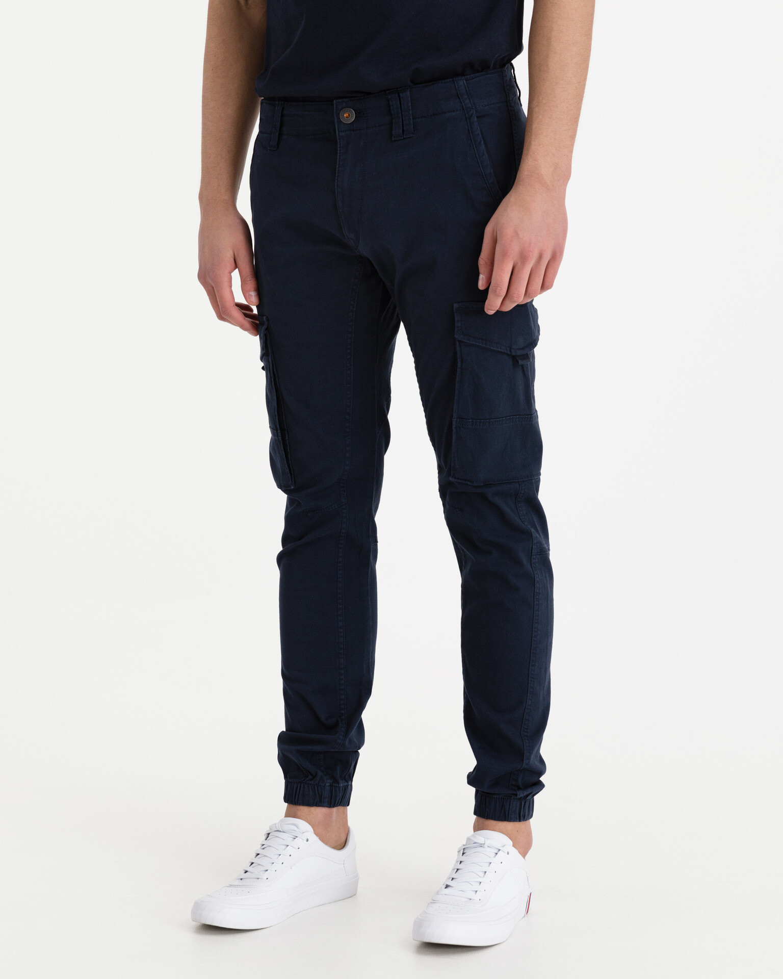 Jack & Jones Paul Flake Akm Cargo Kalhoty Modrá - Pepit.cz