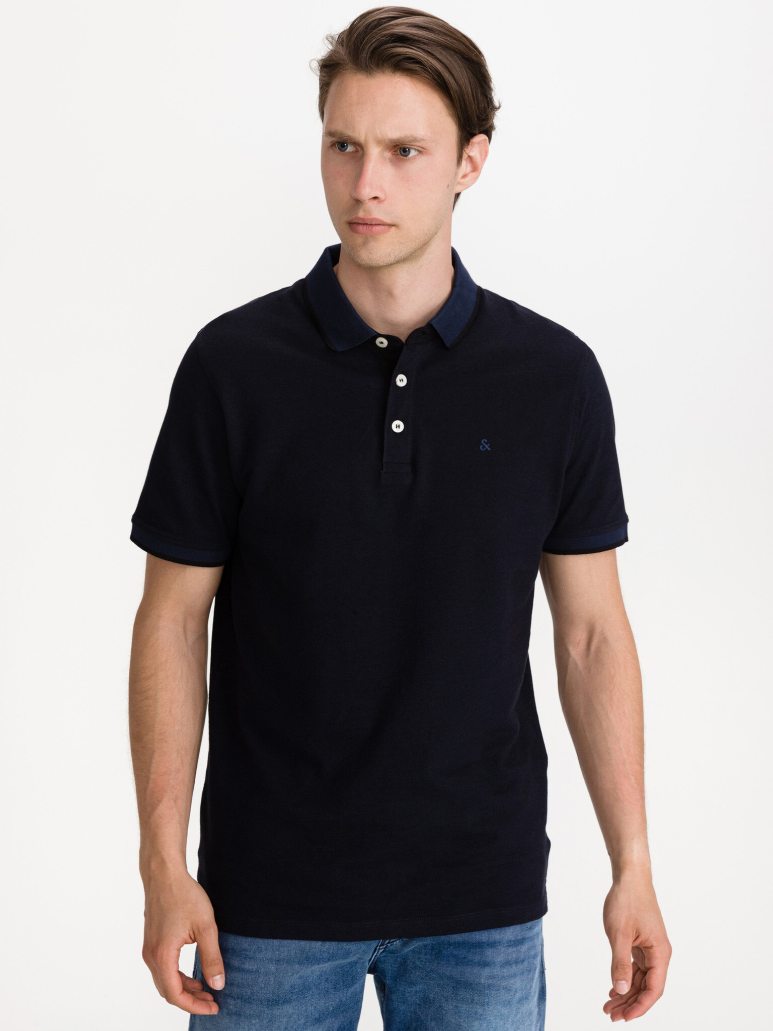 Jack & Jones Paulos Polo triko Modrá - Pepit.cz