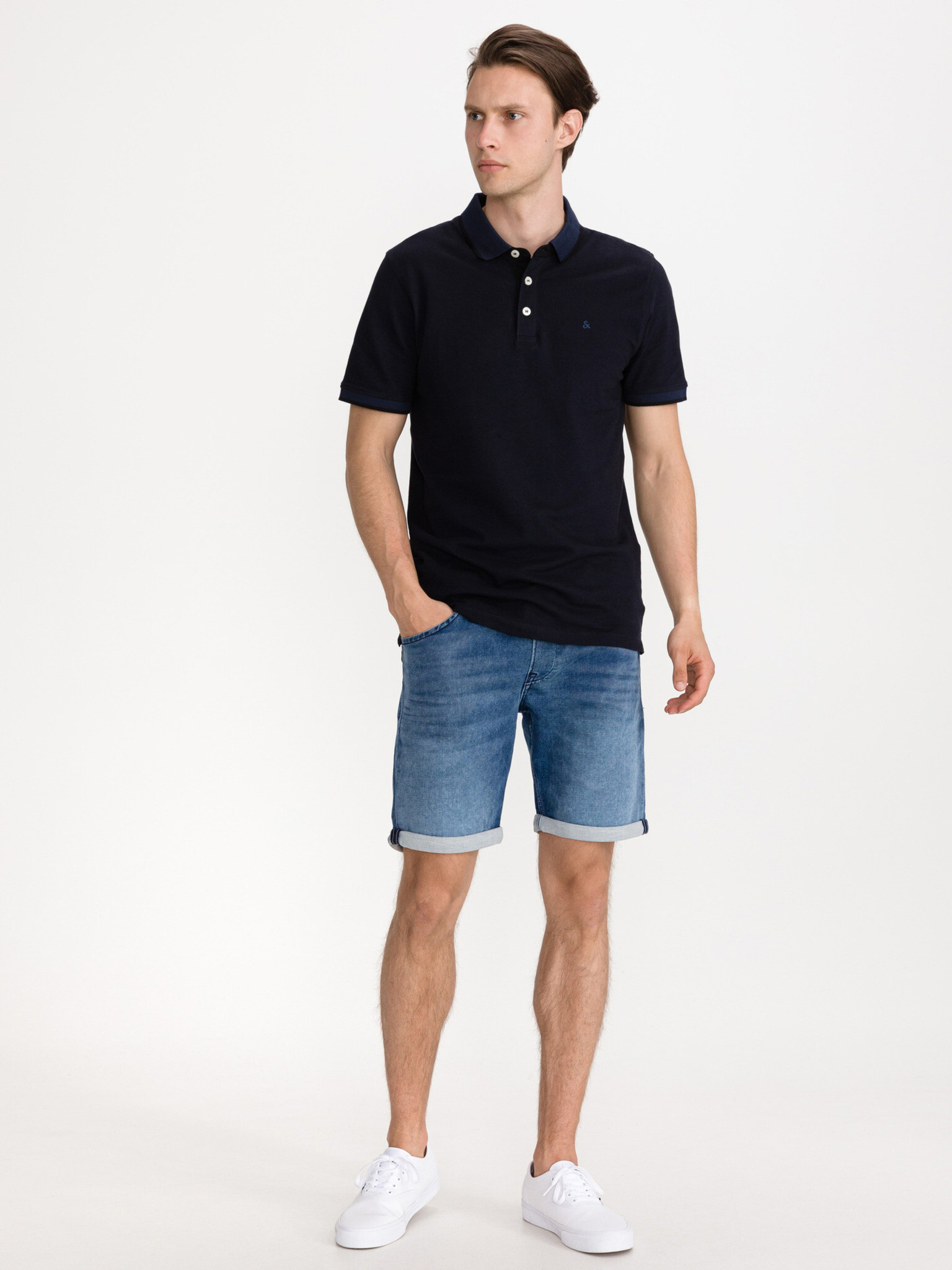 Jack & Jones Paulos Polo triko Modrá - Pepit.cz