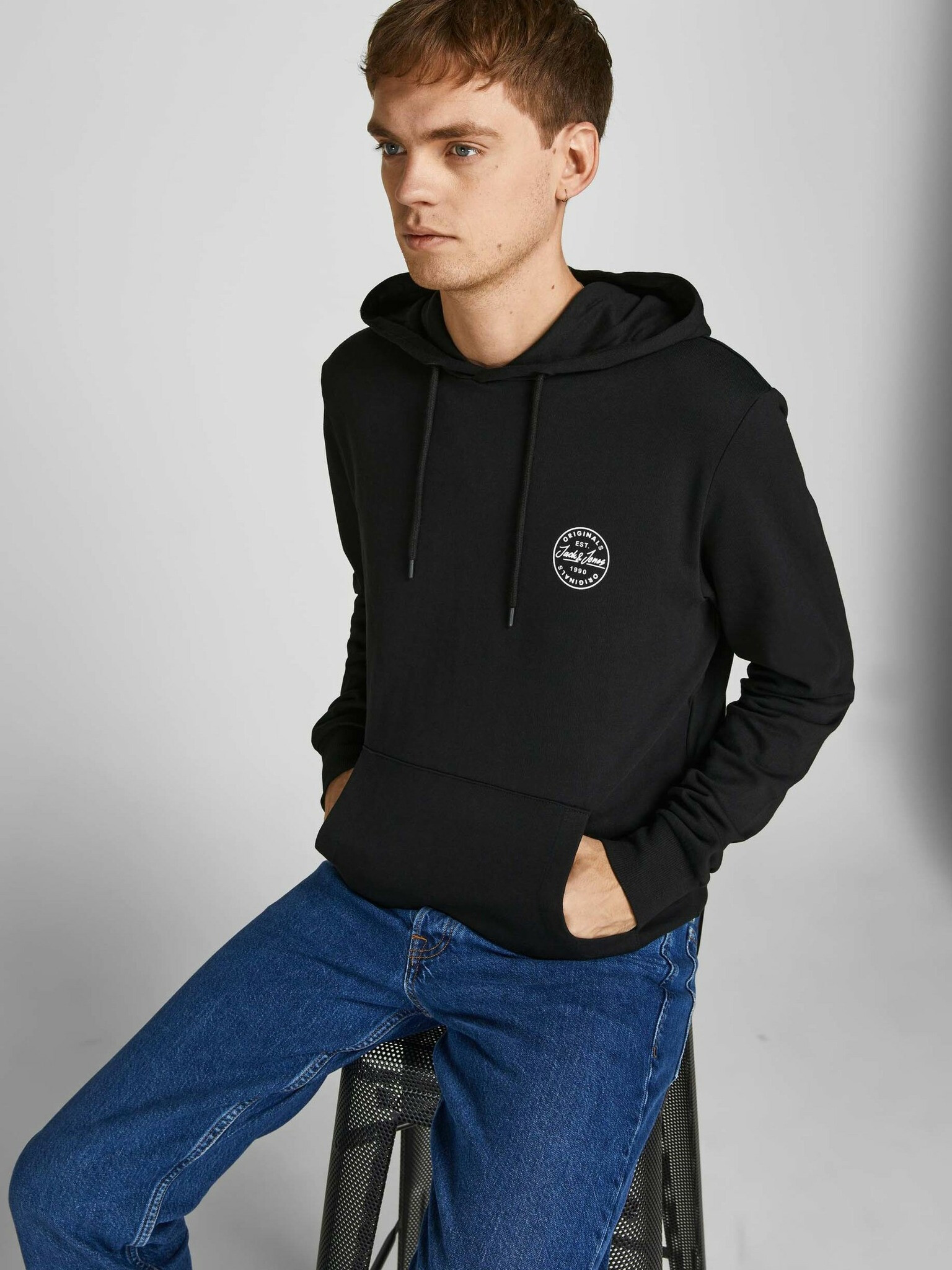 Jack & Jones Shark Mikina Černá - Pepit.cz