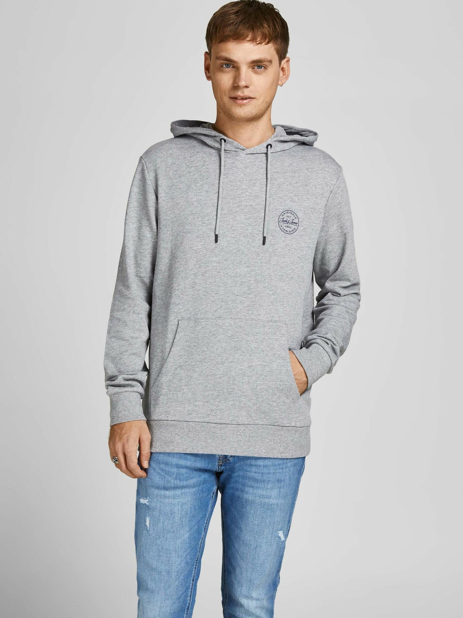 Jack & Jones Shark Mikina Šedá - Pepit.cz