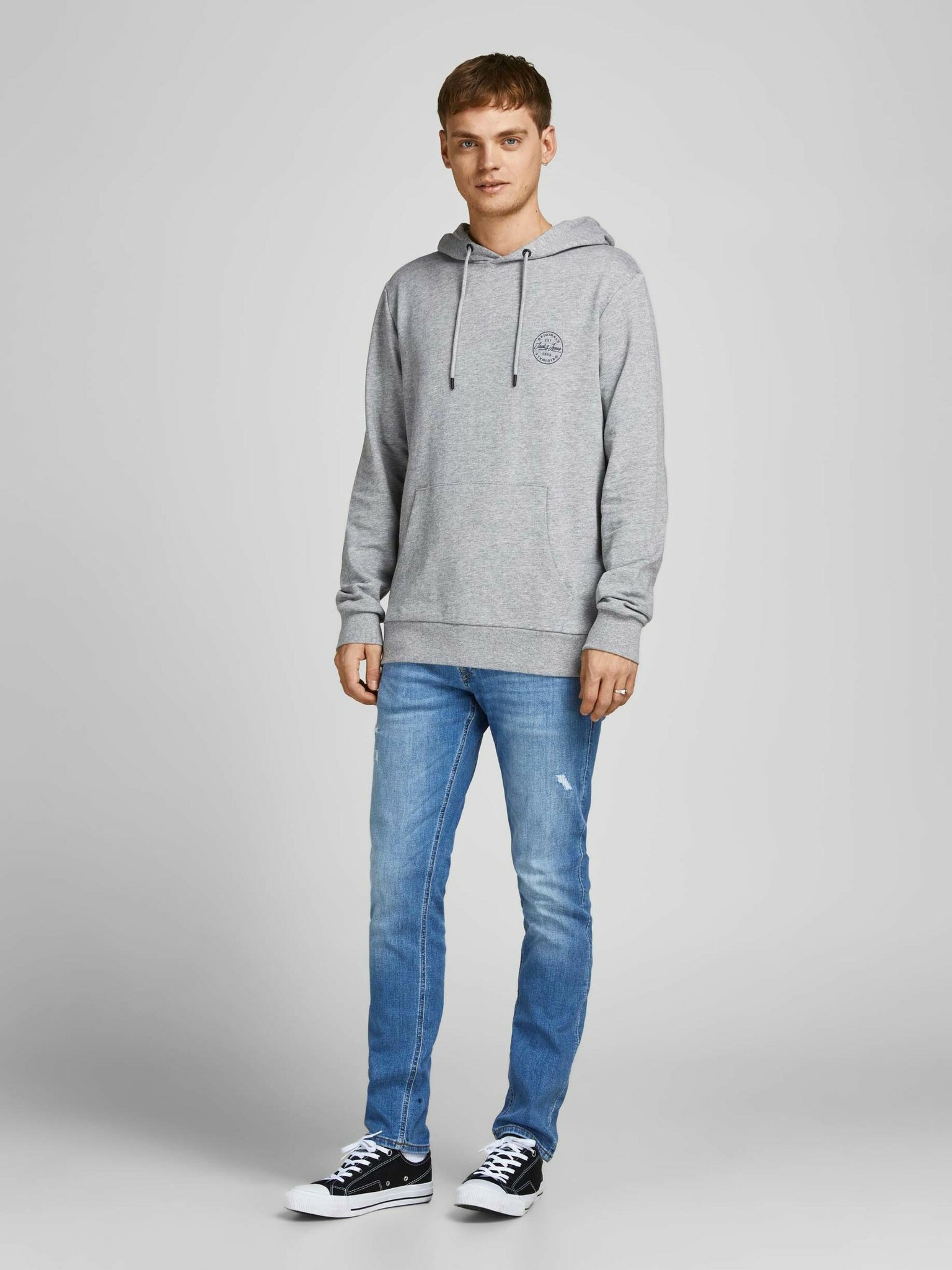 Jack & Jones Shark Mikina Šedá - Pepit.cz