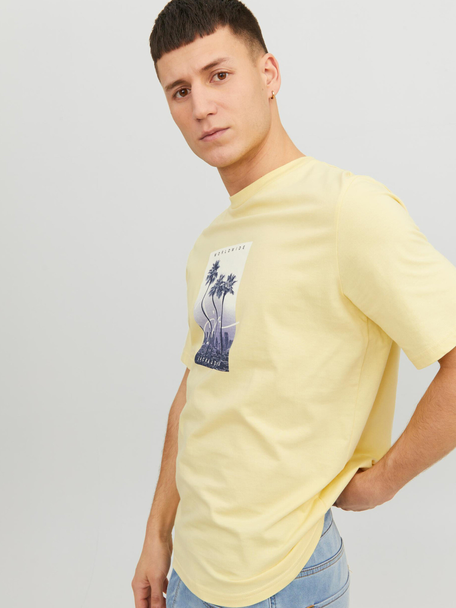 Jack & Jones Splash Triko Žlutá - Pepit.cz