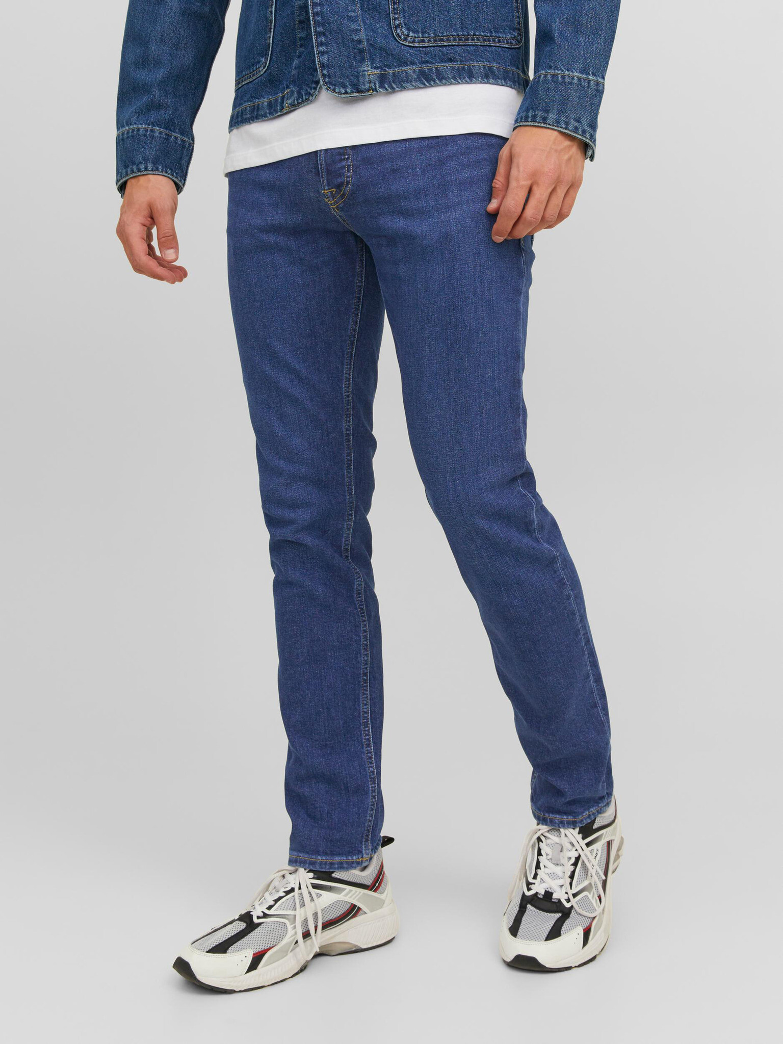 Jack & Jones Tim Jeans Modrá - Pepit.cz