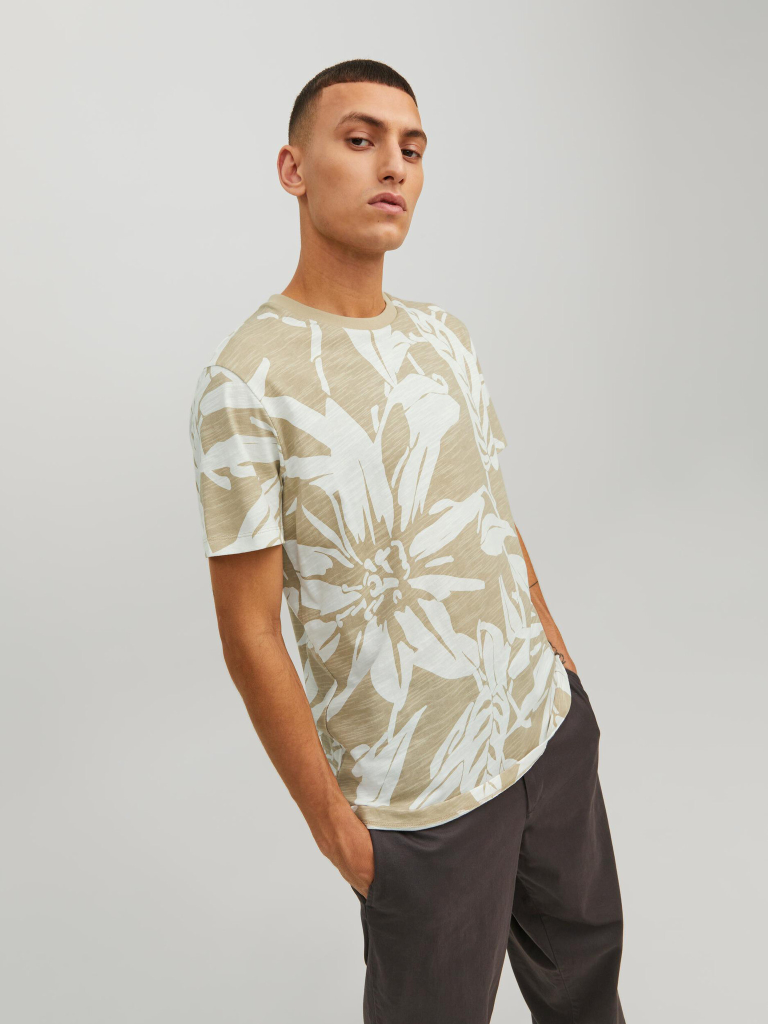 Jack & Jones Tropic Triko Béžová - Pepit.cz