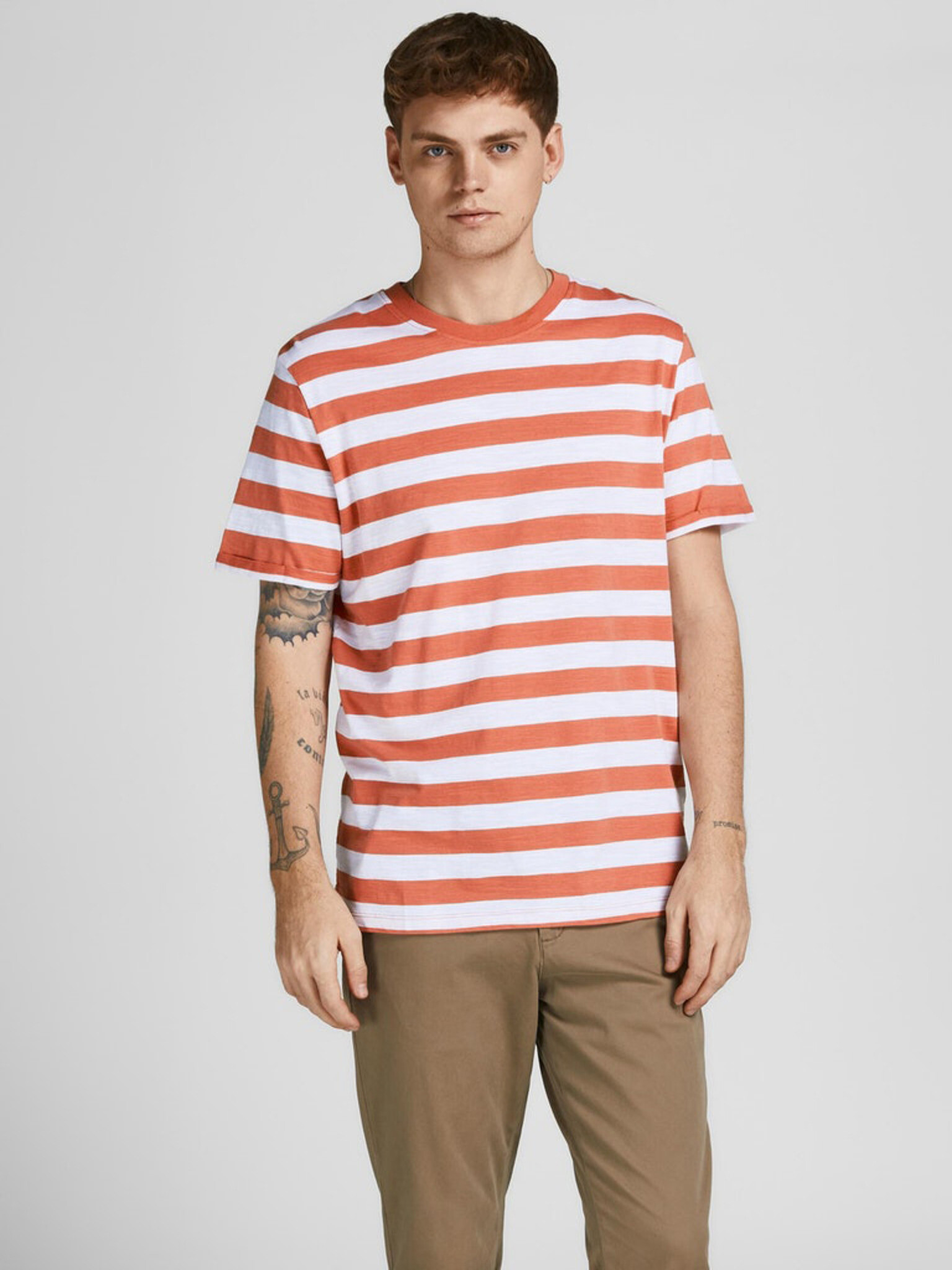 Jack & Jones Tropic Triko Oranžová - Pepit.cz