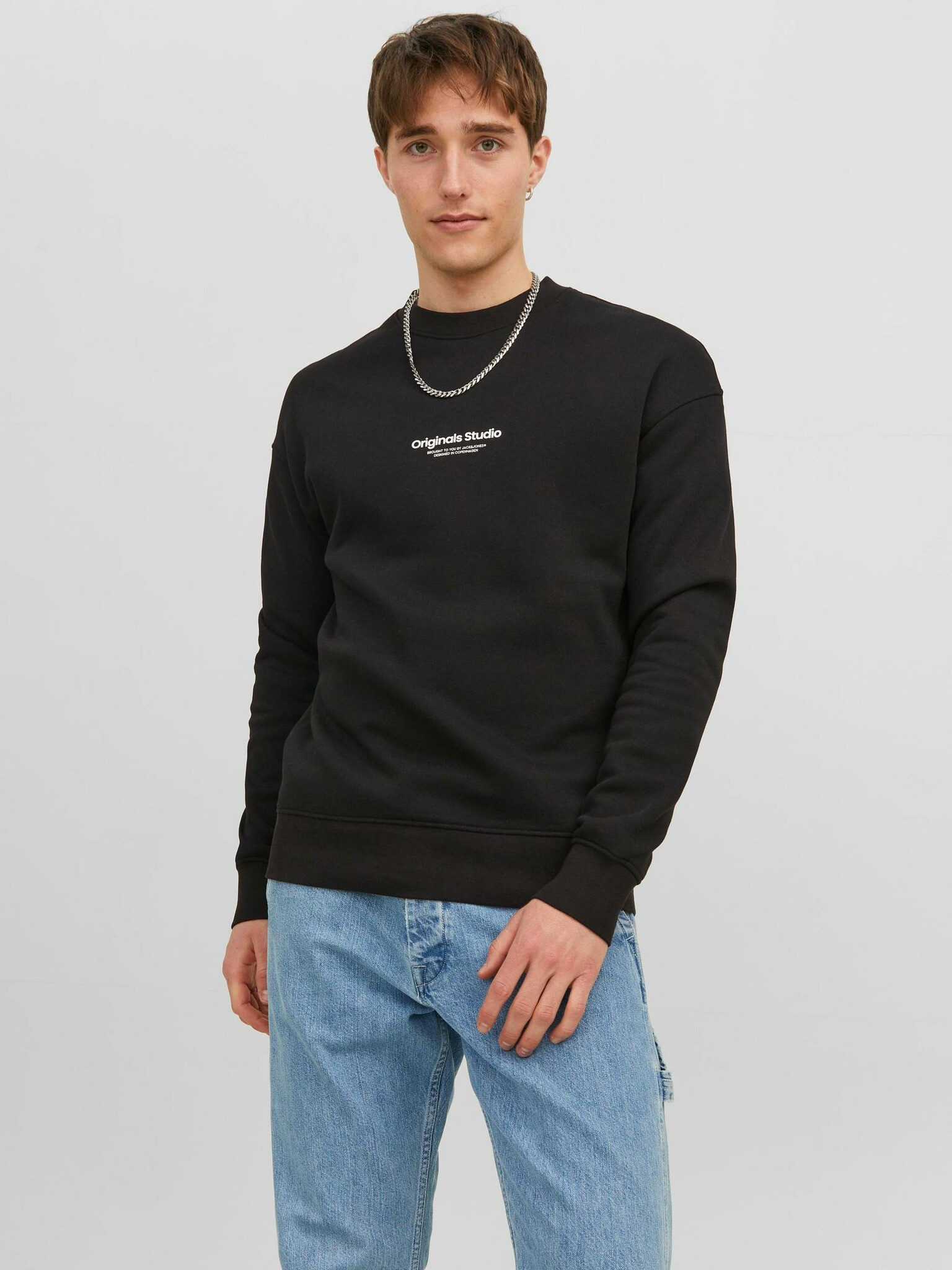 Jack & Jones Vester Mikina Černá - Pepit.cz