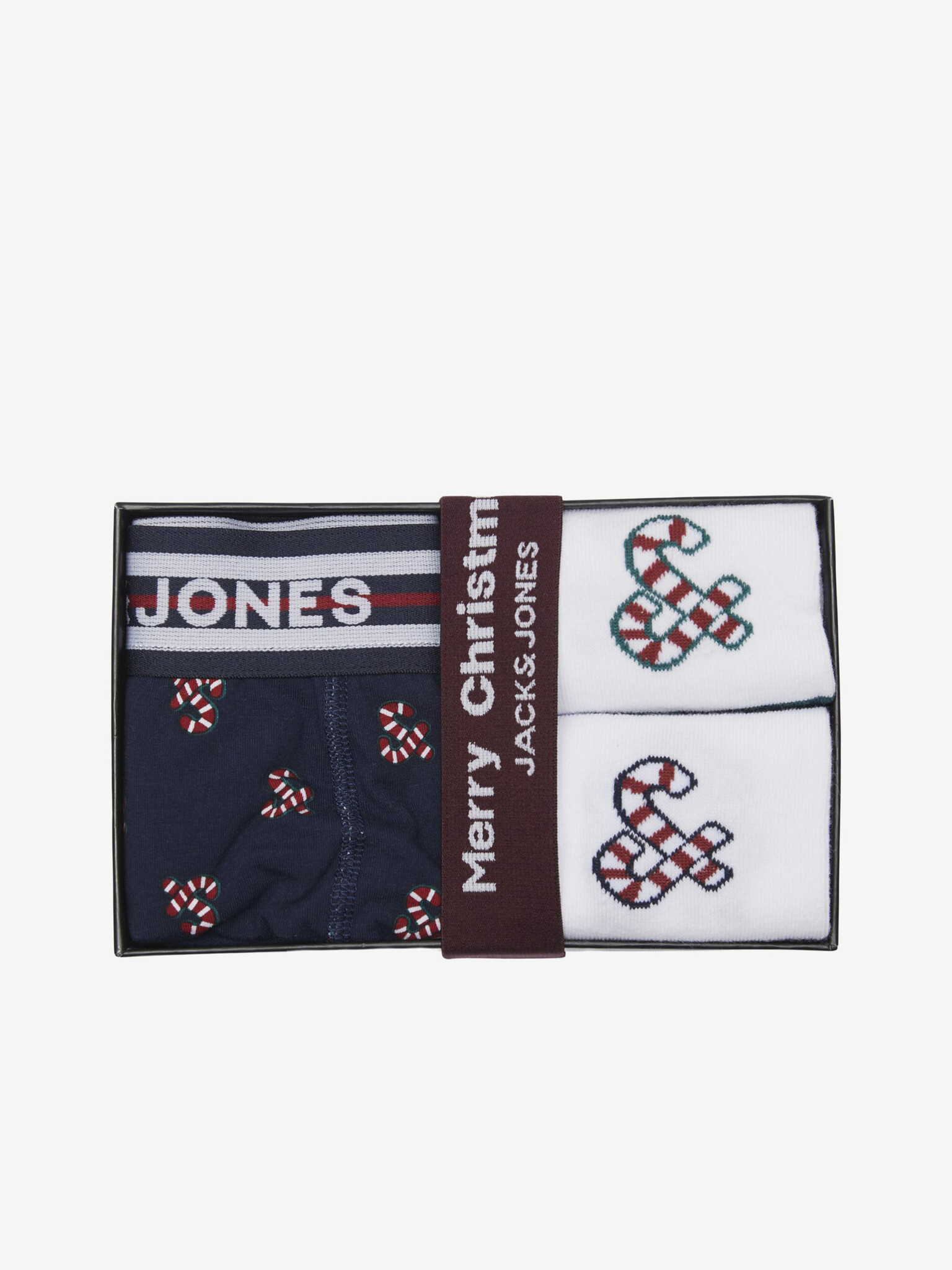 Jack & Jones Xmas Trenýrky Modrá - Pepit.cz