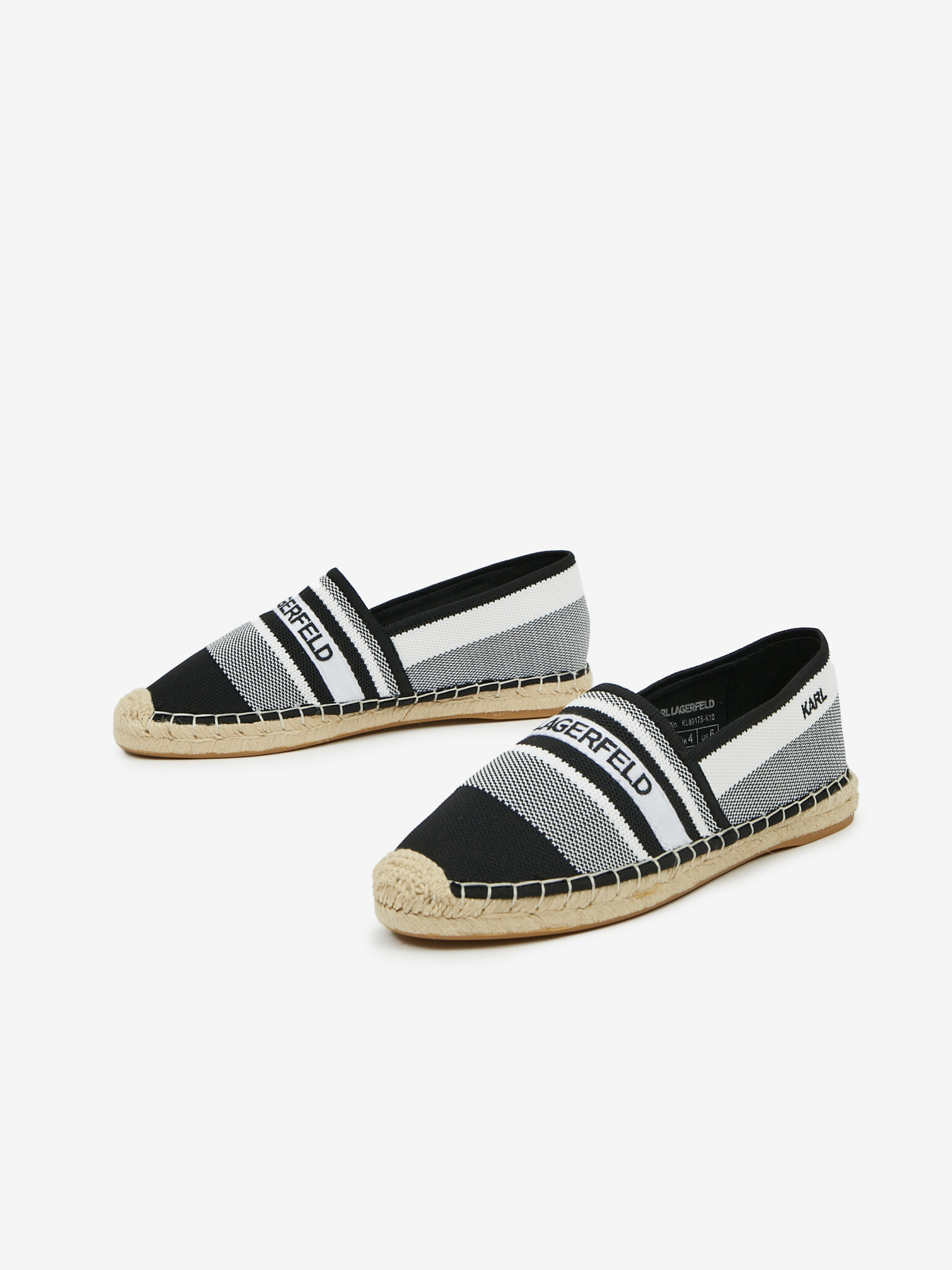 Karl Lagerfeld Kamini Espadrilky Černá - Pepit.cz