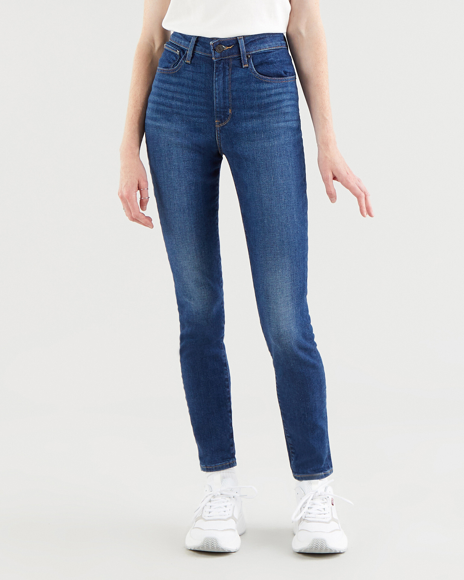 Levi's® 721™ High Rise Skinny Jeans Modrá - Pepit.cz