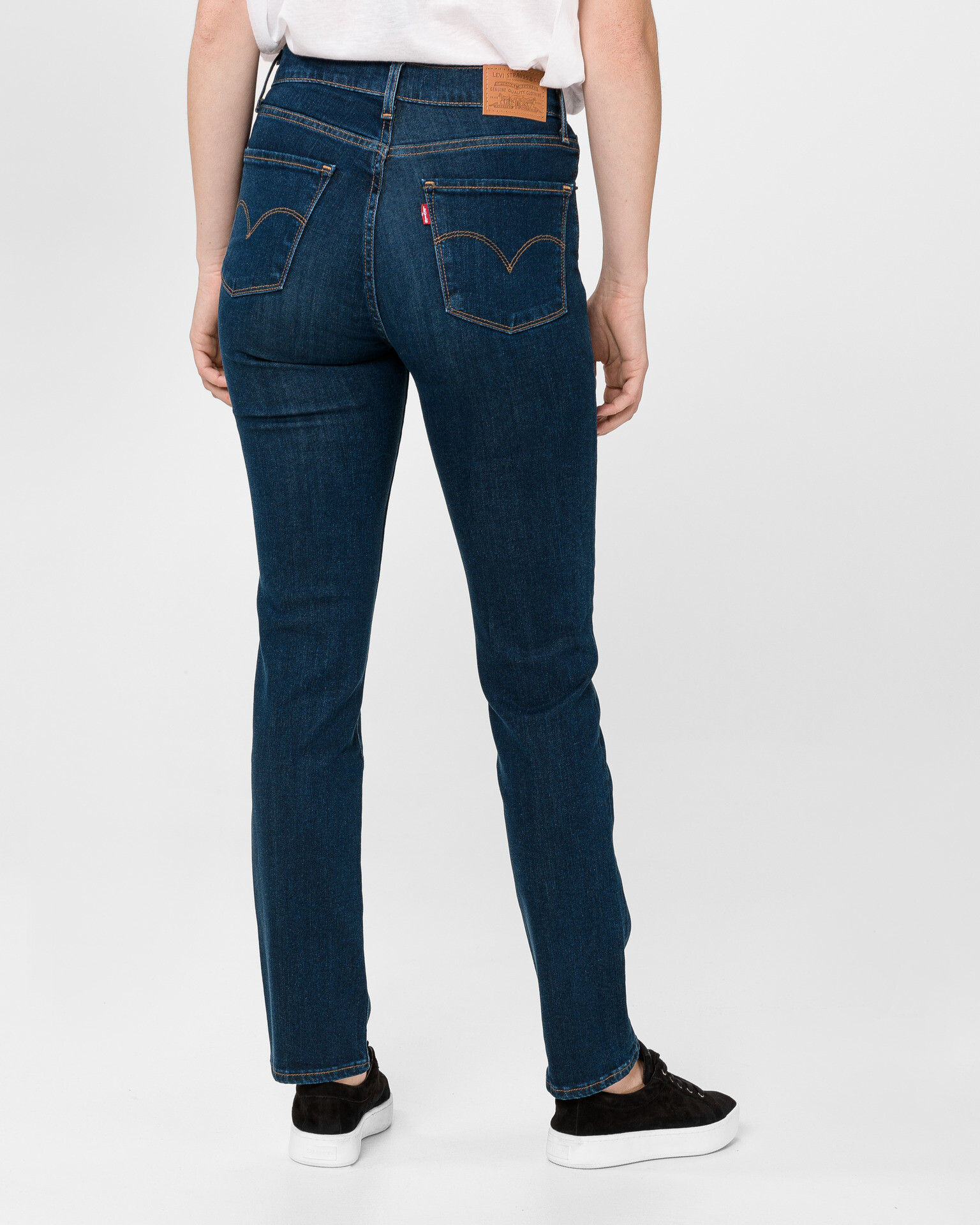 Levi's® 724™ High Rise Straight Jeans Modrá - Pepit.cz