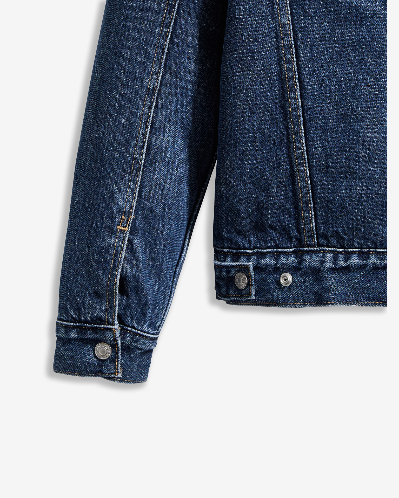 Levi's® Ex-Boyfriend Sherpa Trucker Bunda Modrá - Pepit.cz