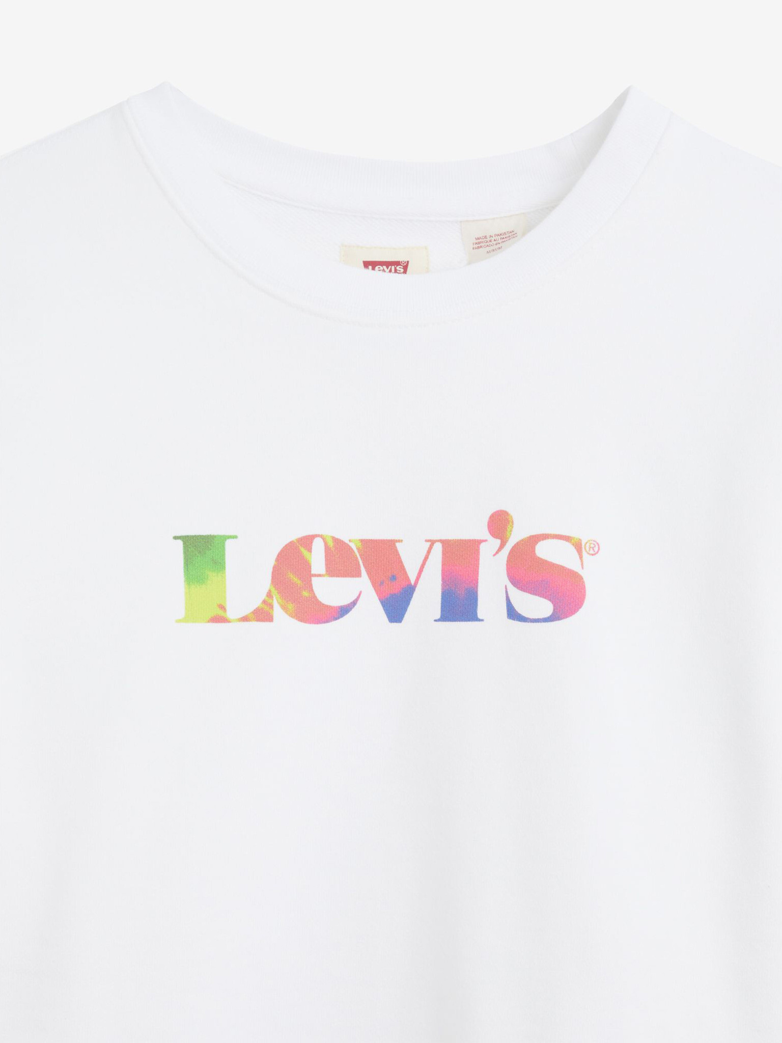 Levi's® Graphic Pai Crew Premium Mikina Bílá - Pepit.cz