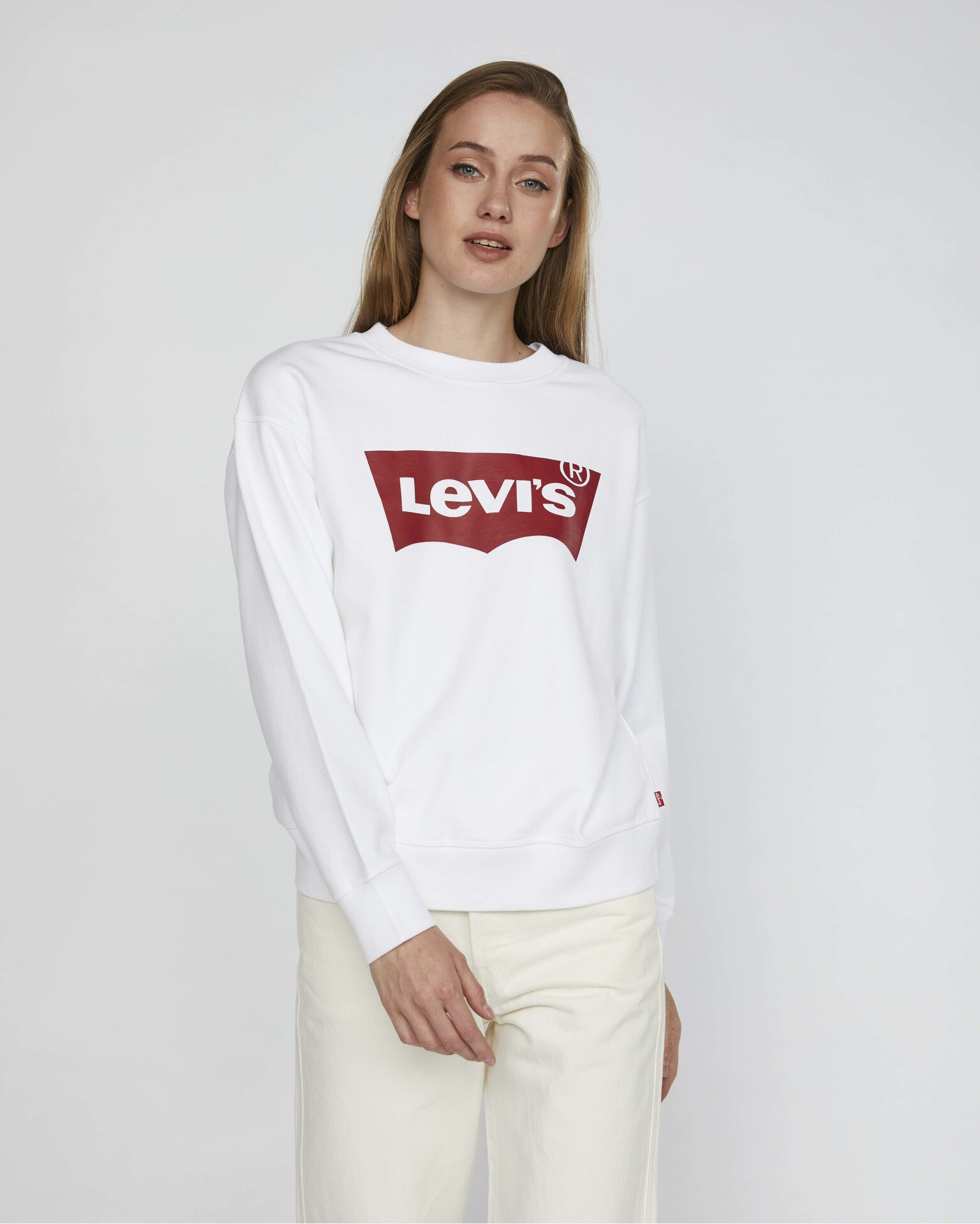 Levi's® Graphic Standard Crew Mikina Bílá - Pepit.cz