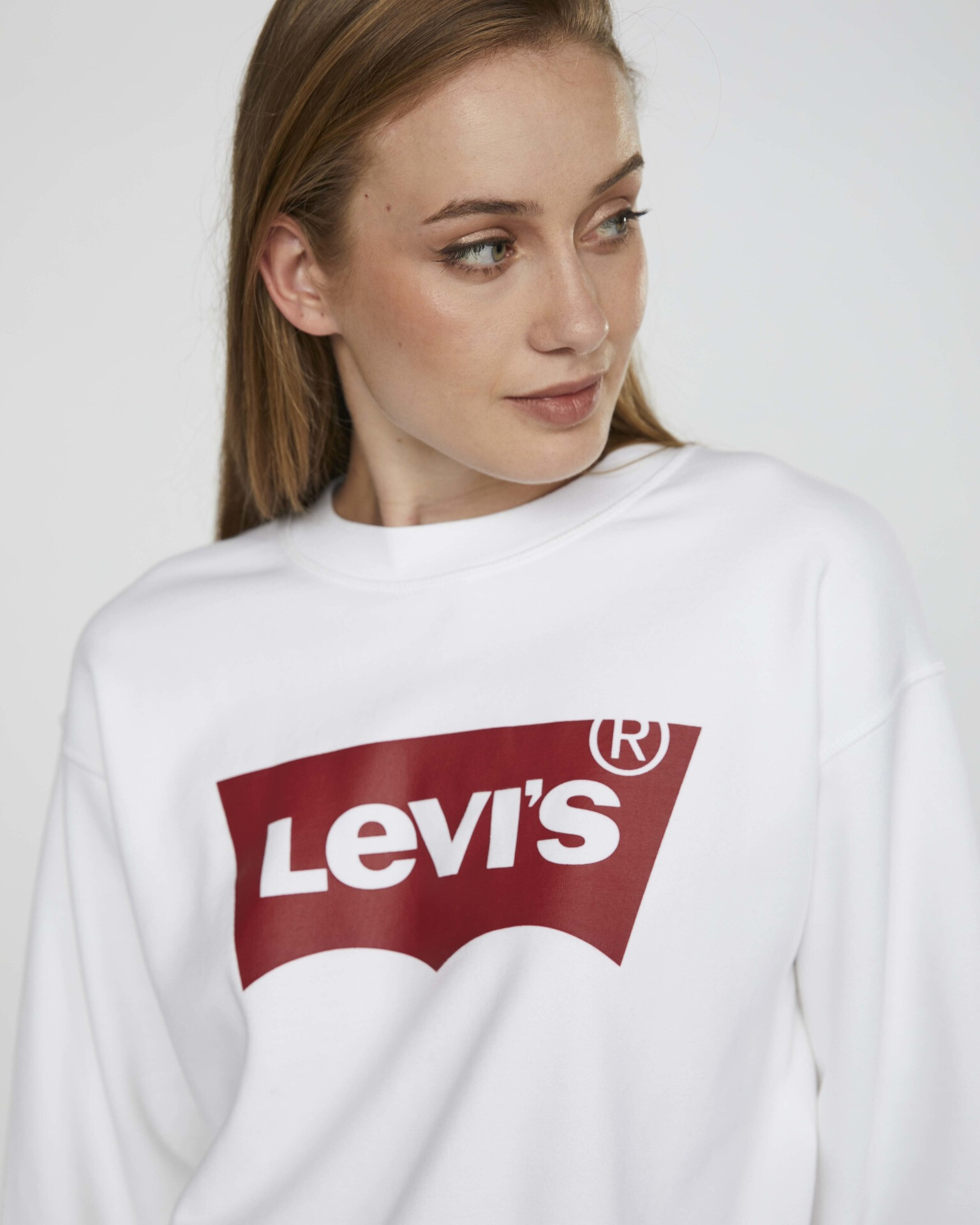 Levi's® Graphic Standard Crew Mikina Bílá - Pepit.cz