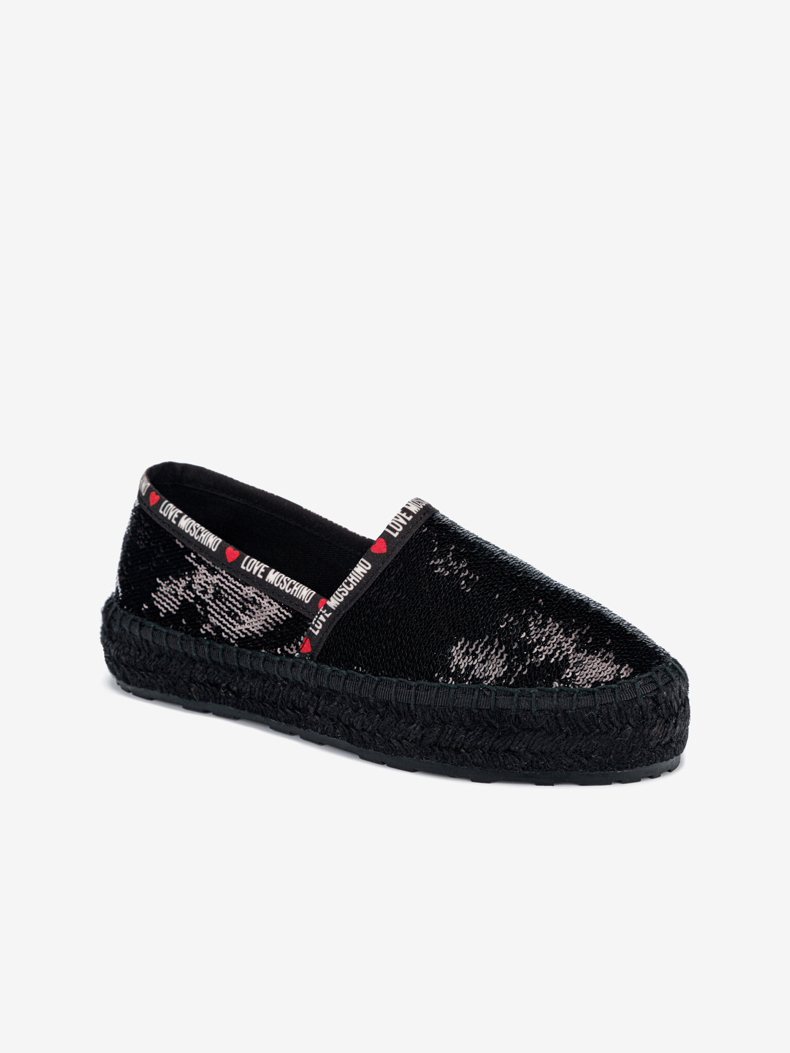 Love Moschino Espadrilky Černá - Pepit.cz