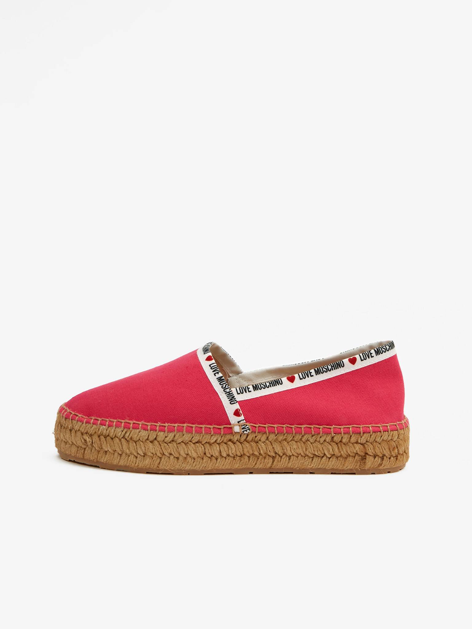 Love Moschino Espadrilky Růžová - Pepit.cz